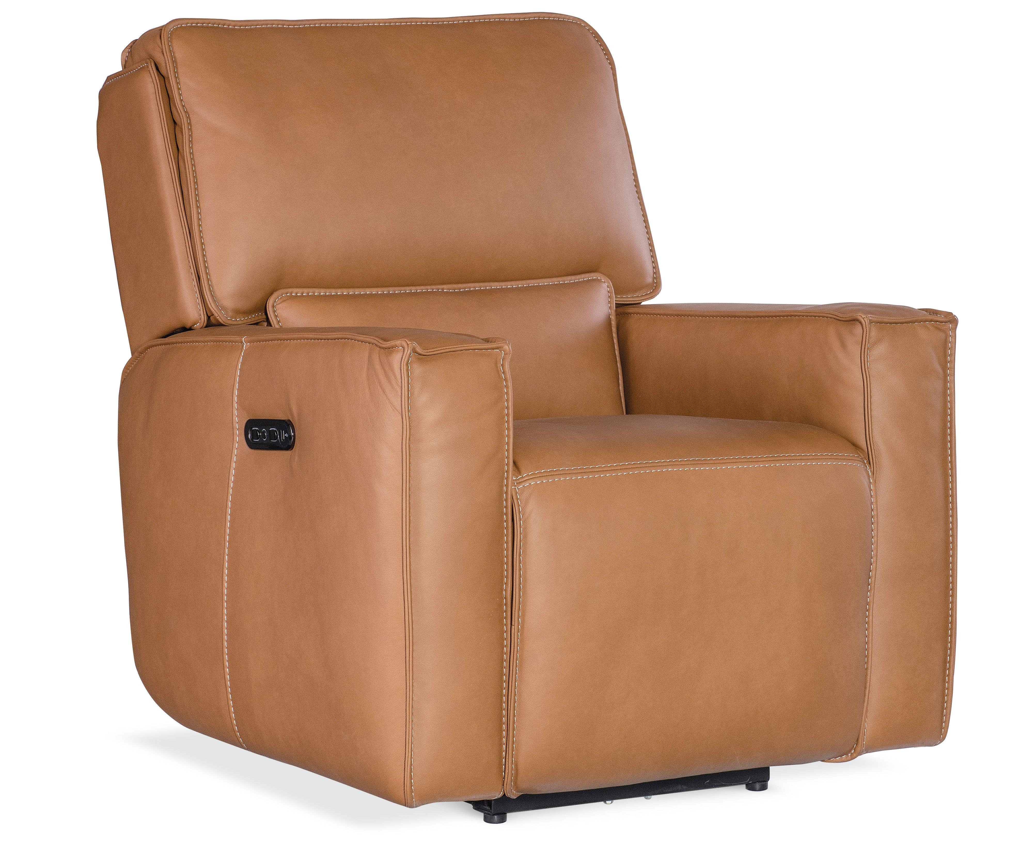 Miles Zero Gravity Power Recliner w/ Power Headrest - Brown - Frankwebs