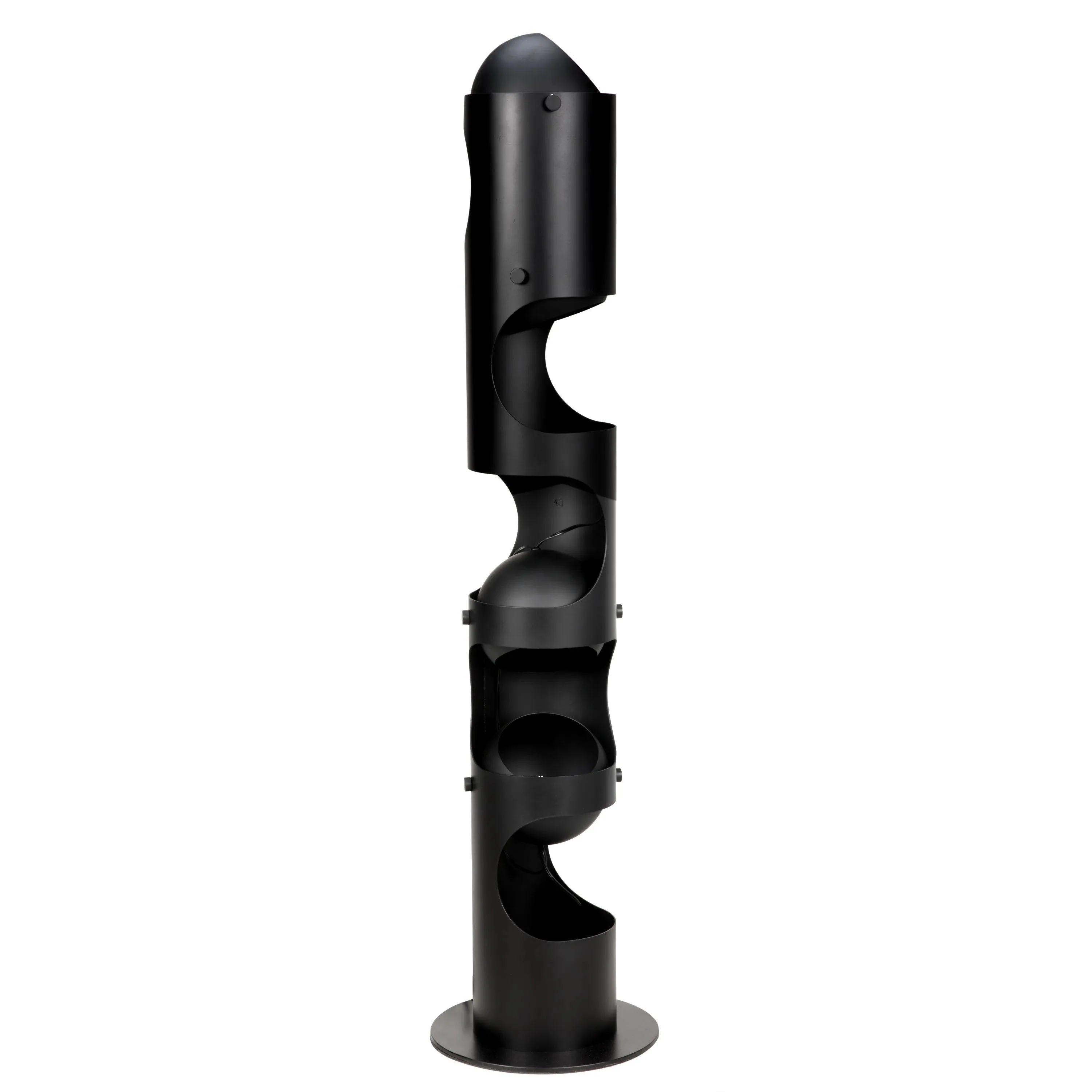 Columna Floor Lamp, Black Steel - Frankwebs