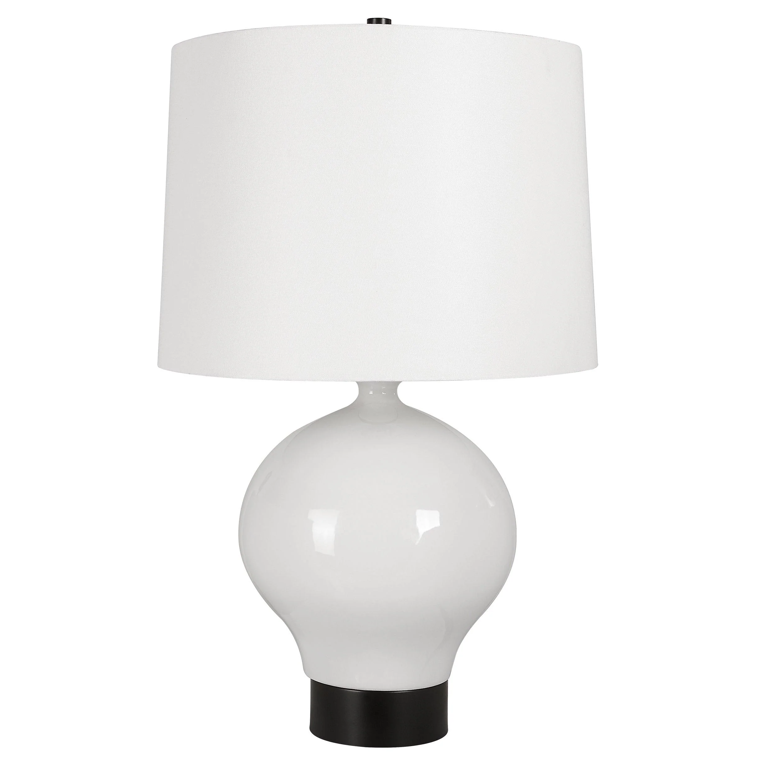 Collar Gloss White Table Lamp - Frankwebs