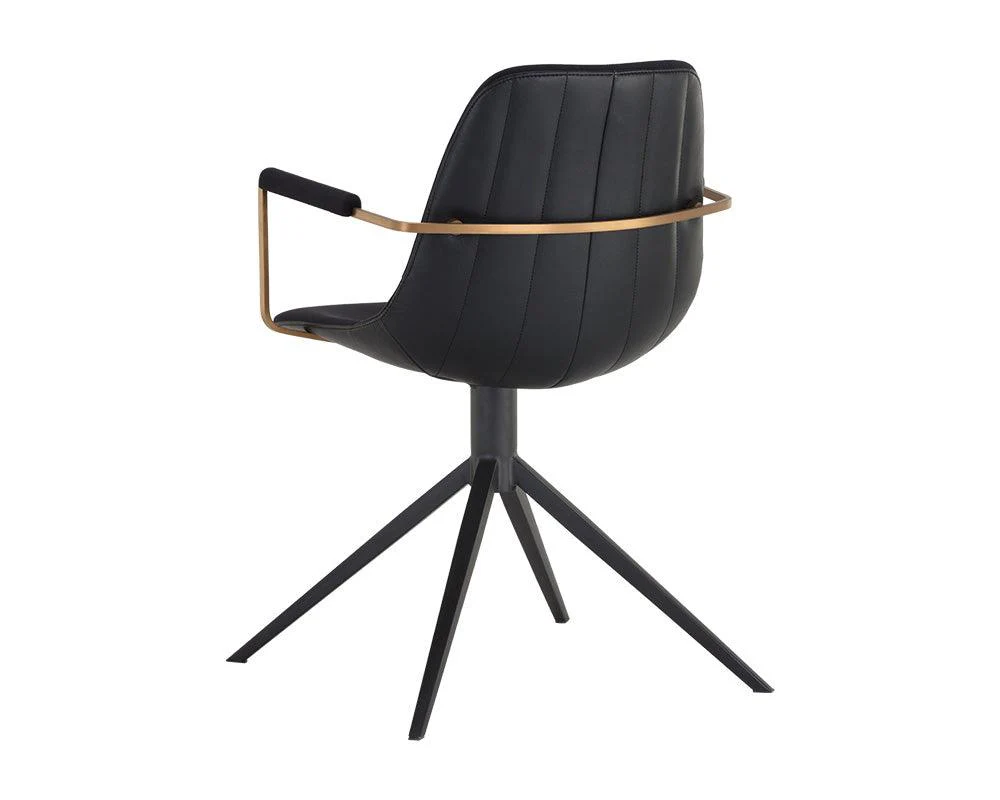 Cassius Swivel Dining Armchair - Frankwebs