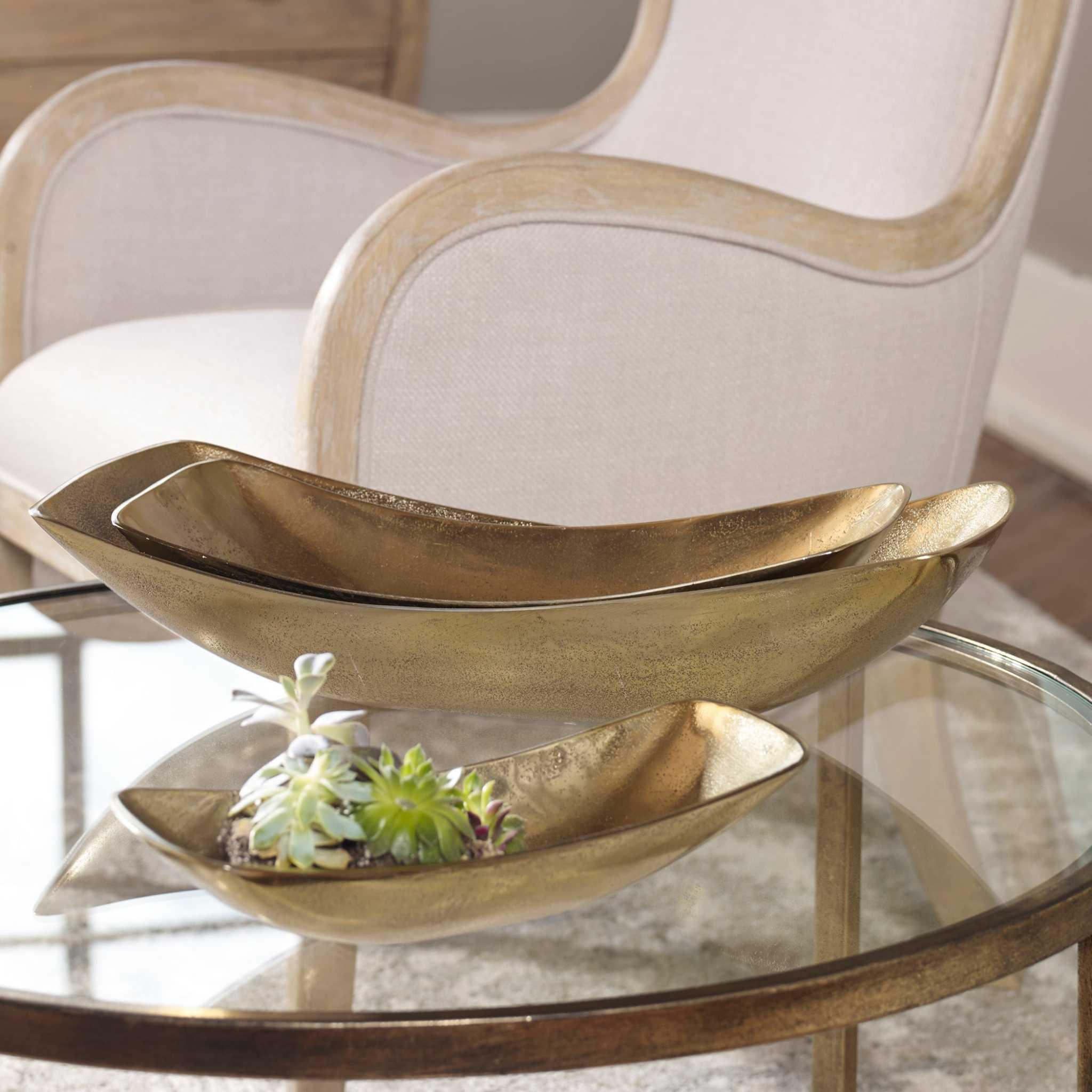 ANAS ANTIQUE BRASS BOWLS SET/3 - Frankwebs