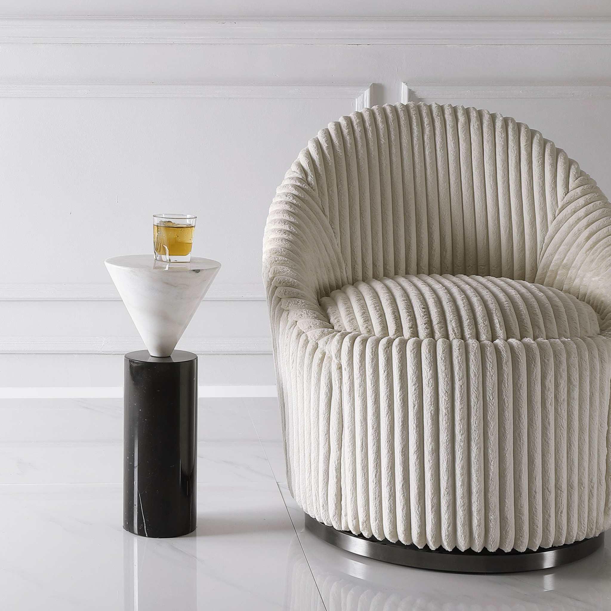 Top Hat Marble Drink Table - Frankwebs