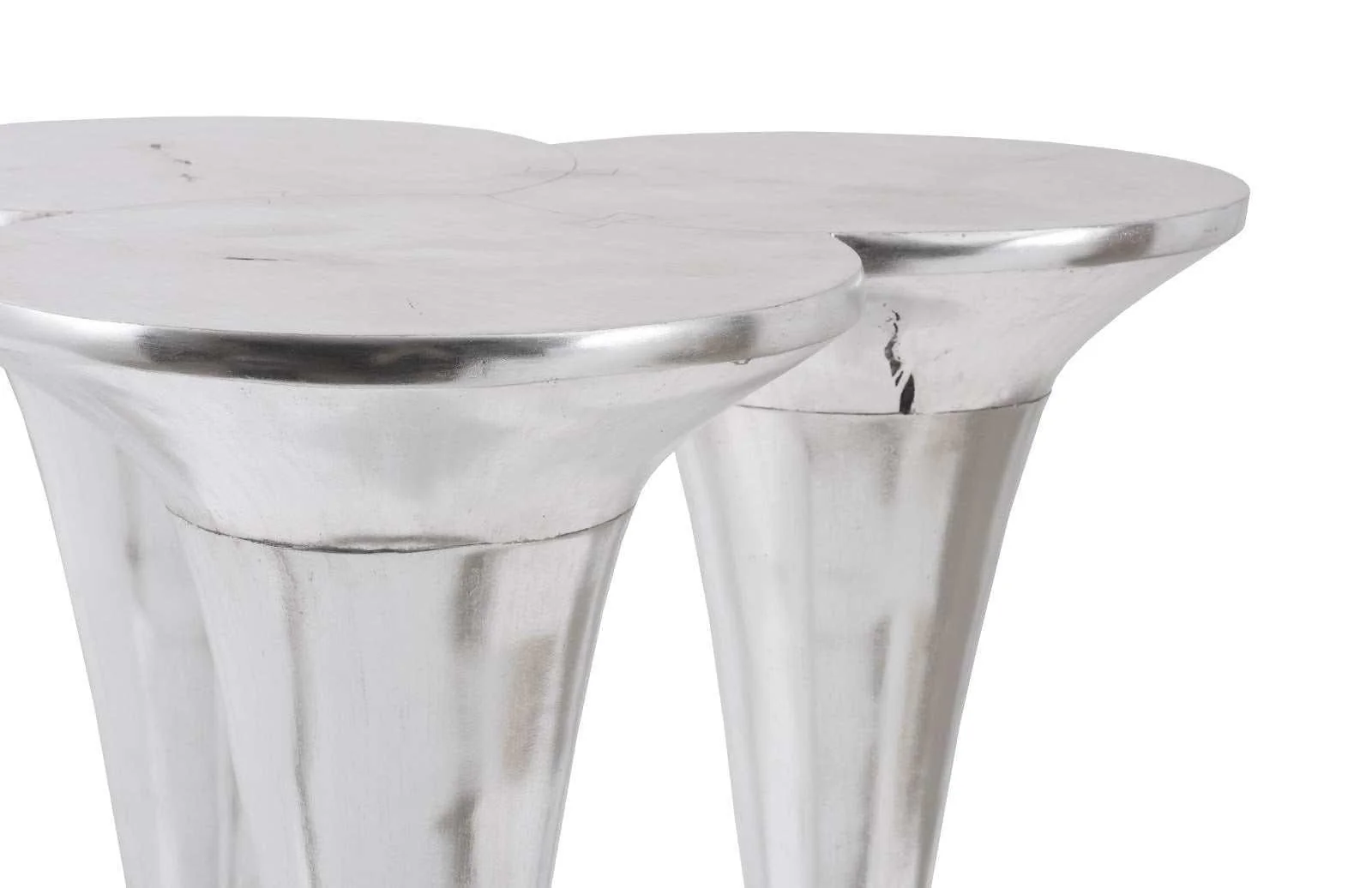Marley Bar Table, Silver Leaf - Frankwebs