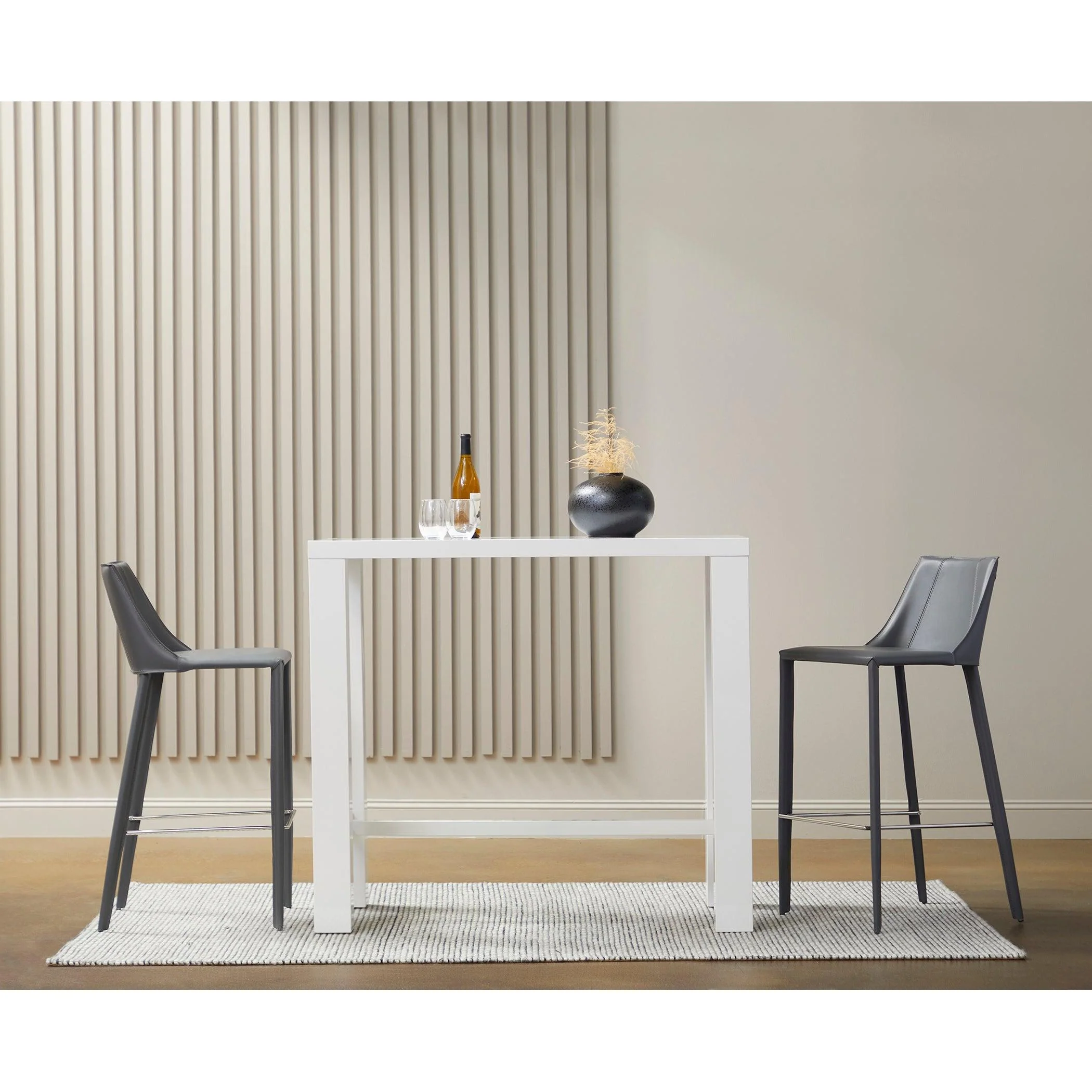 Abby Bar Table Top  High Gloss White - Frankwebs