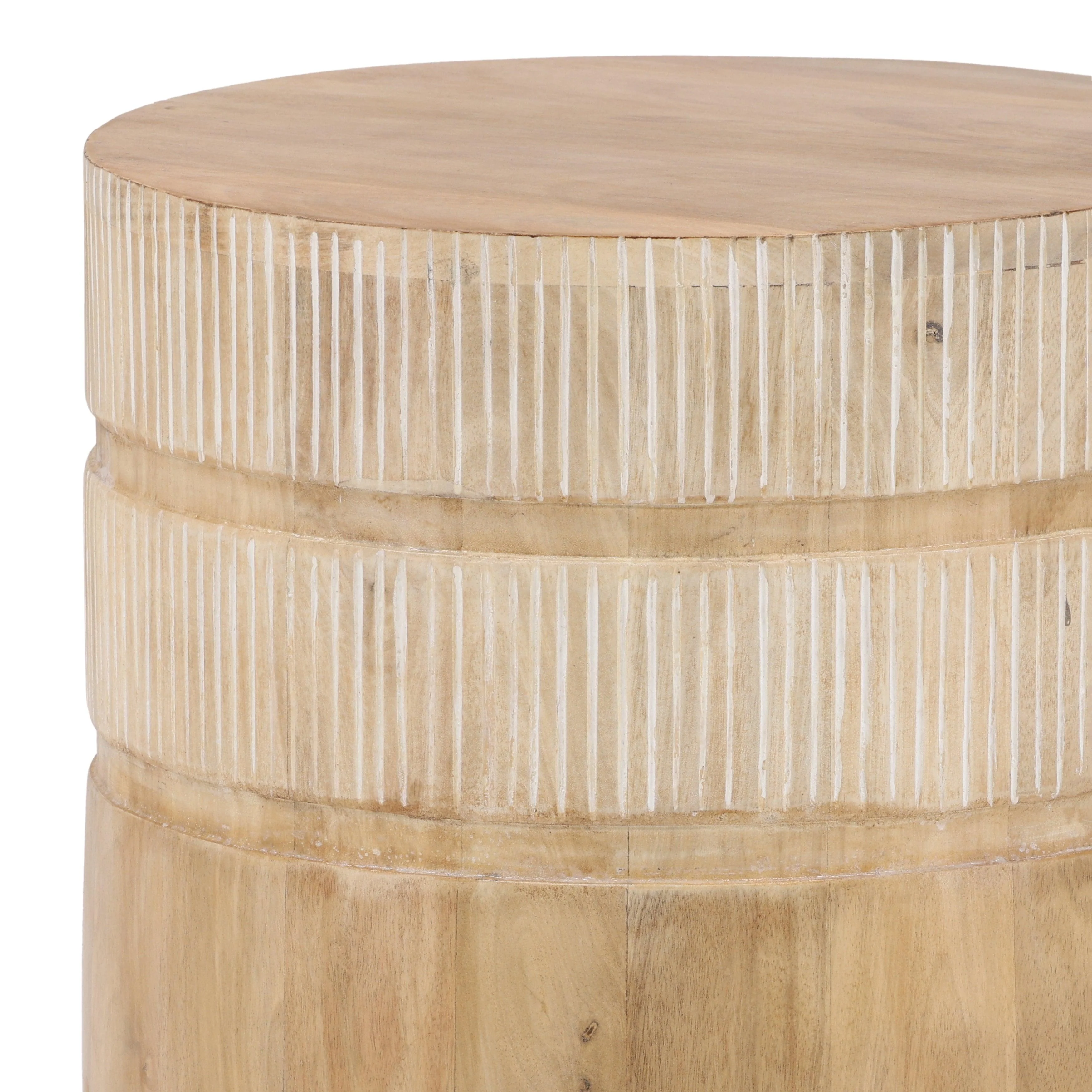 Malvinae End Table Natural - Frankwebs
