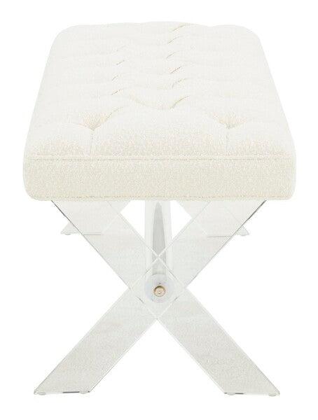 TOURMALINE TUFTED ACRYLIC BENCH - Frankwebs