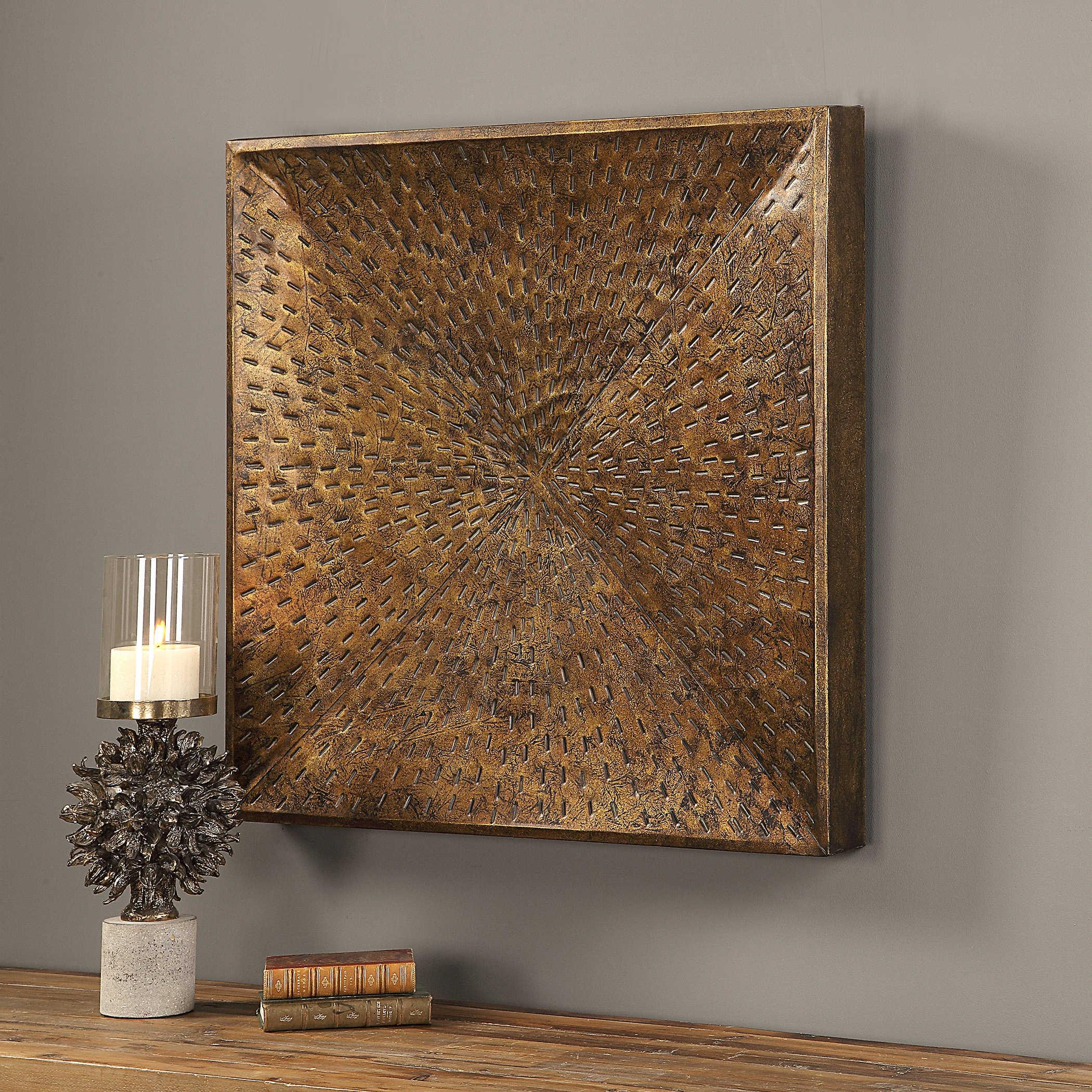 BLAISE ANTIQUED BRONZE WALL ART - Frankwebs