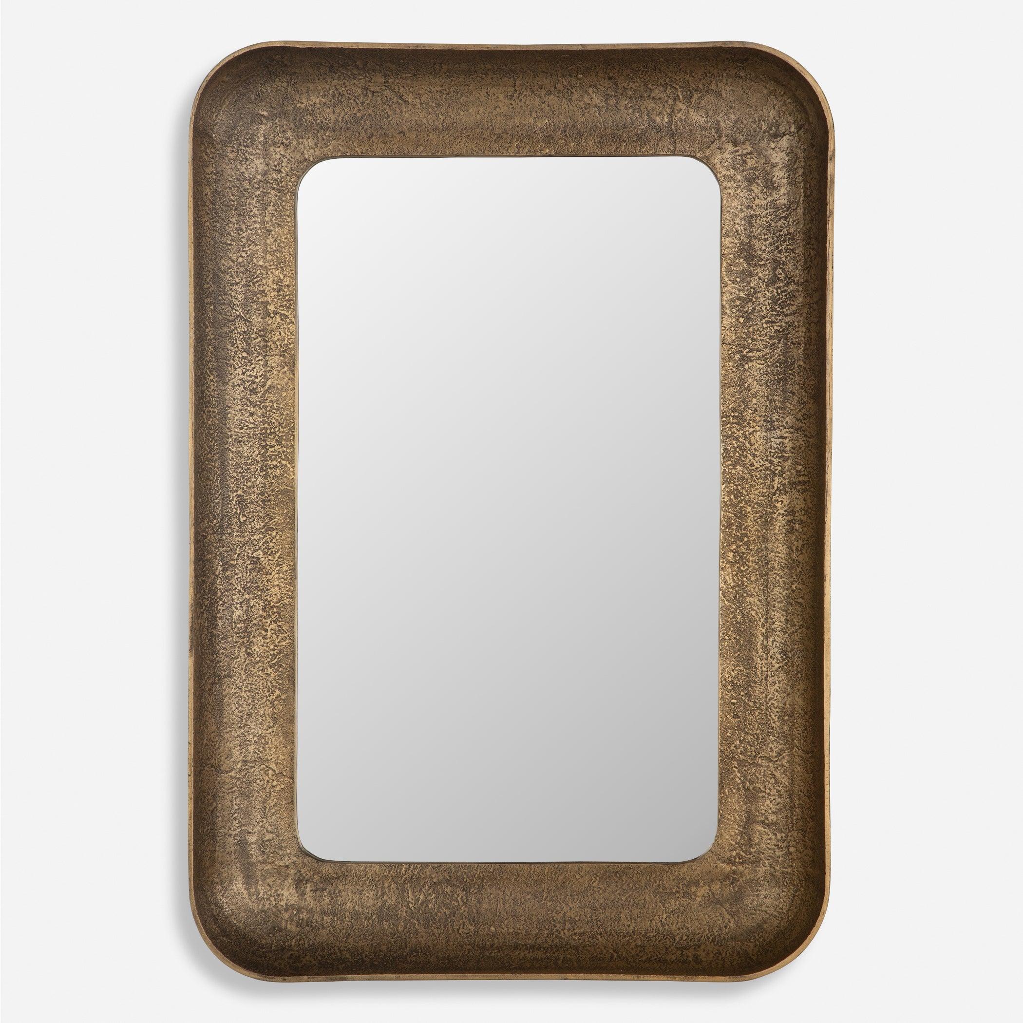 Alvaro Antique Brass Mirror - Frankwebs