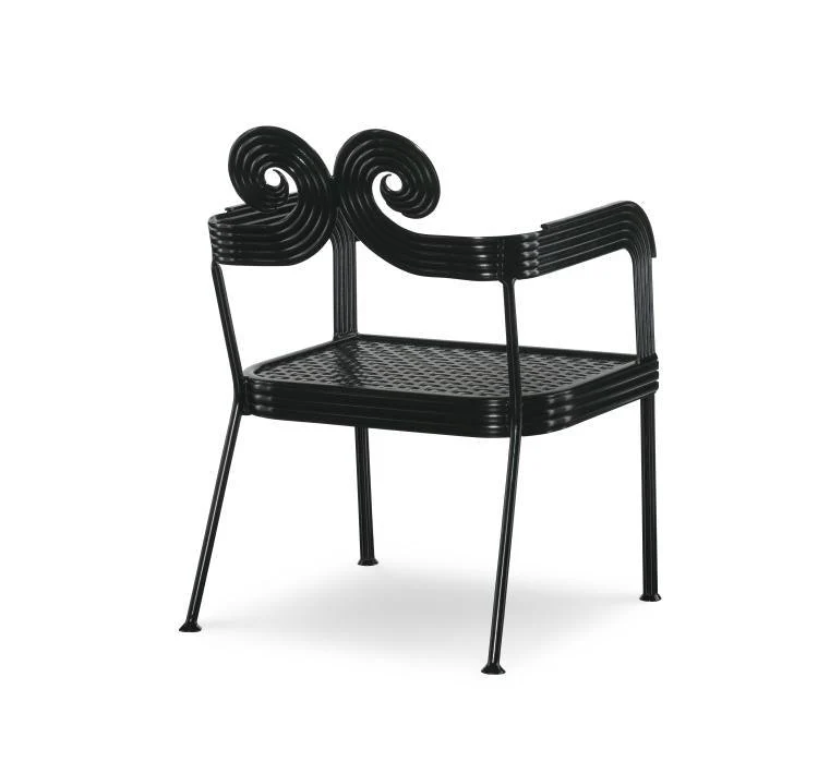 Thomas O'Brien Outdoor Augustine Scrolled Side Chair - Frankwebs