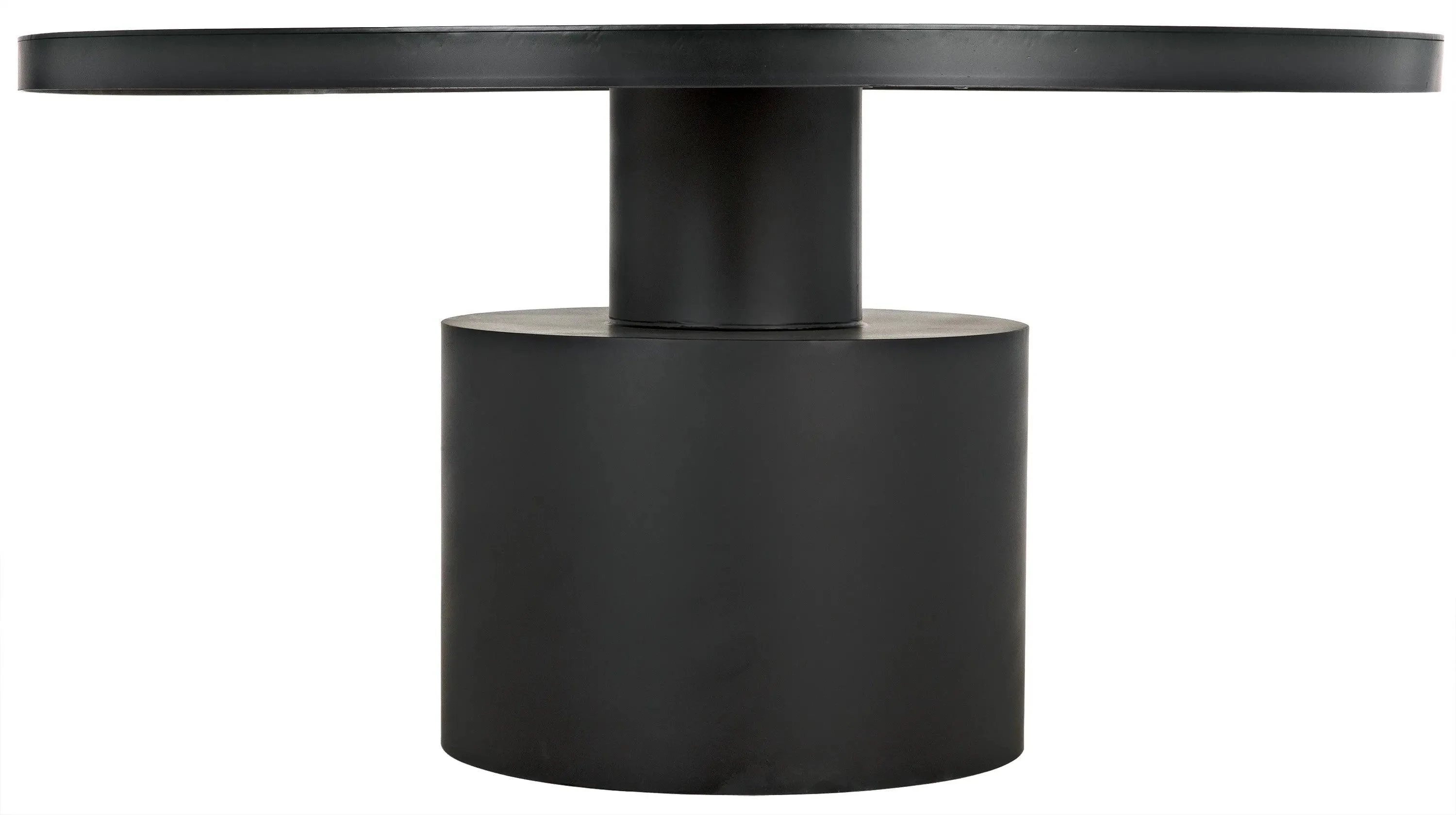 Marlow Dining Table, Black Steel - Frankwebs