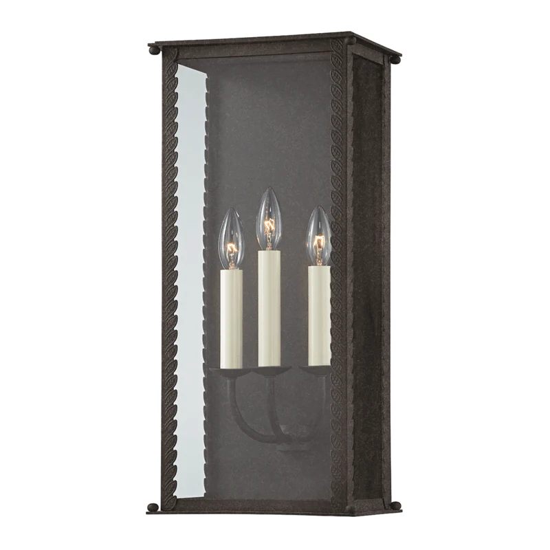 ZUMA 3 LIGHT LARGE EXTERIOR WALL SCONCE - Frankwebs