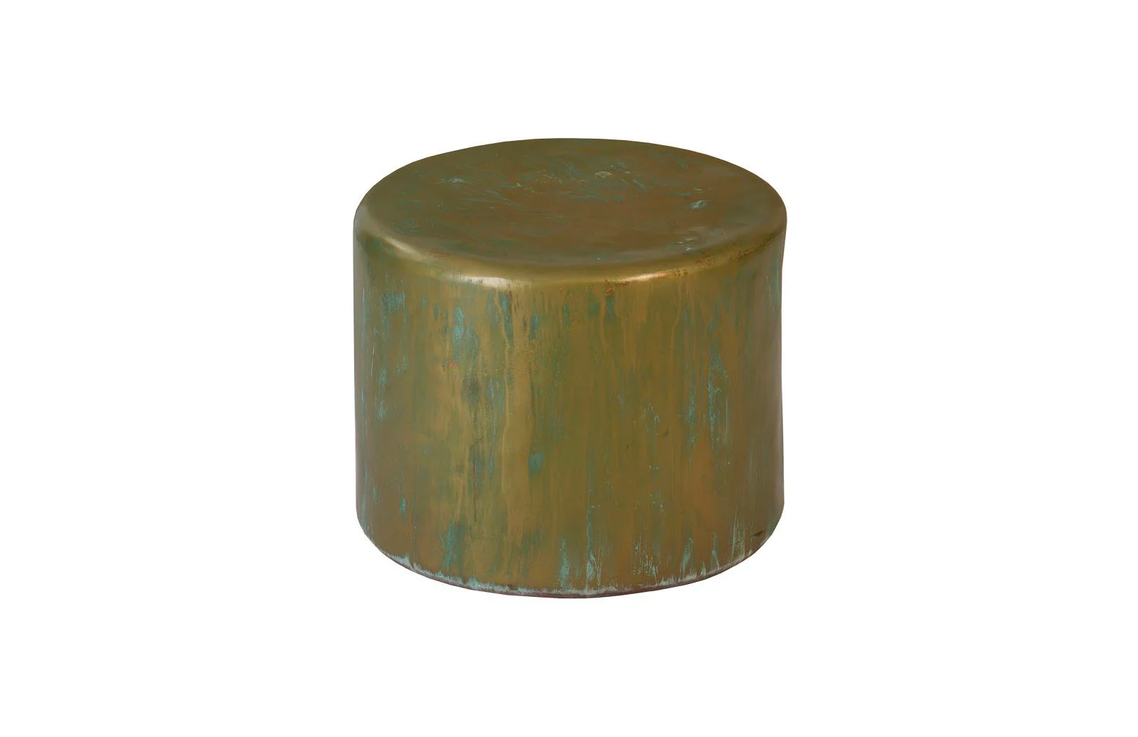 Button End Table, Lichen Finish - Frankwebs