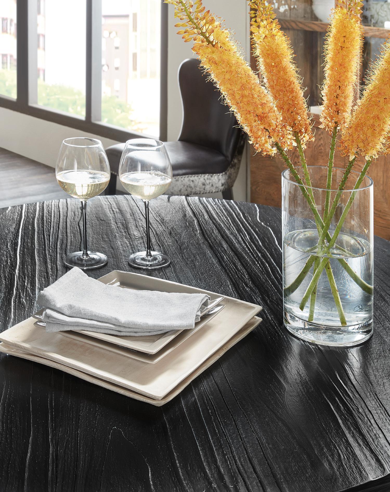 Chapman Shou Sugi Ban Petite Round Dining Table - Frankwebs