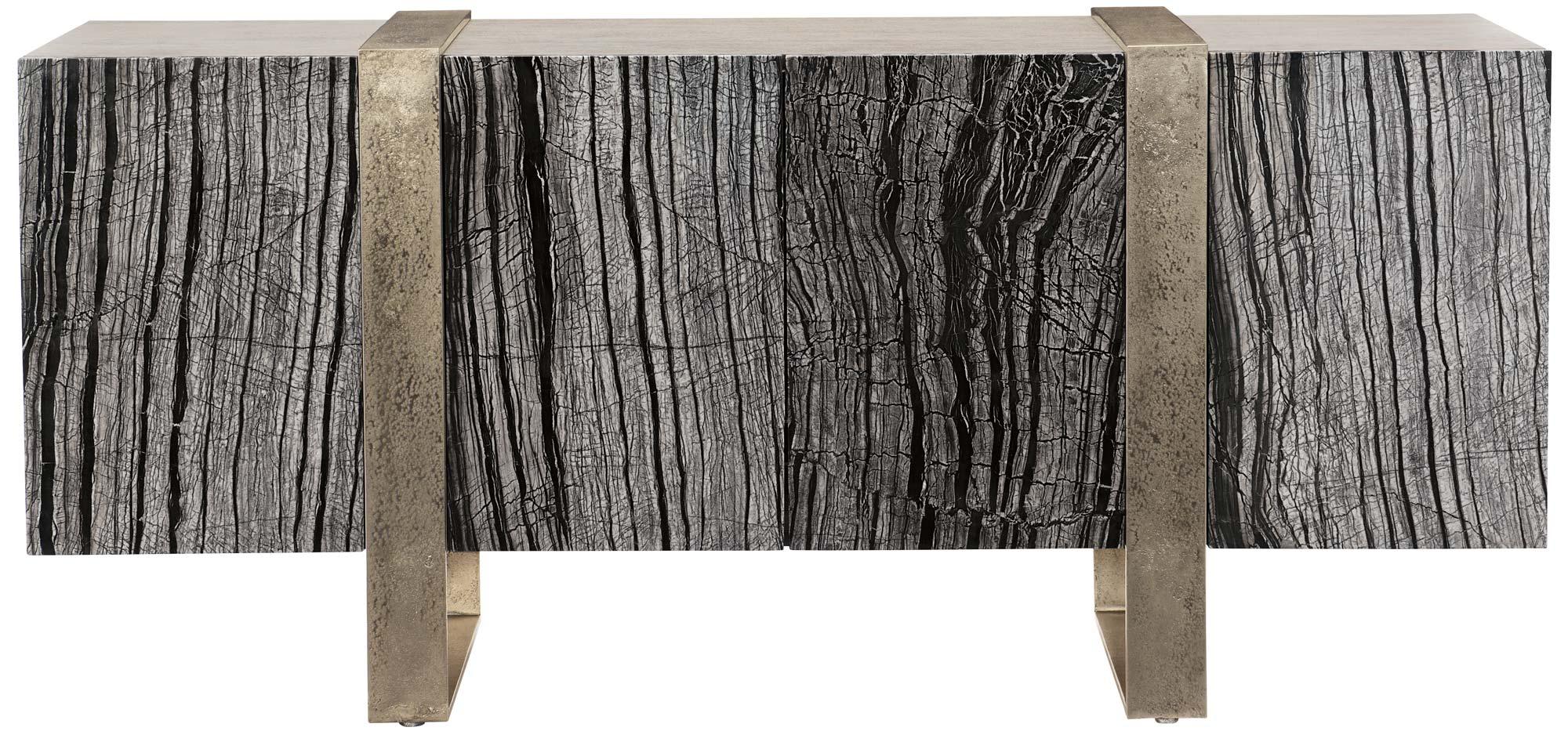 LINEA ENTERTAINMENT CREDENZA STAINLESS - Frankwebs