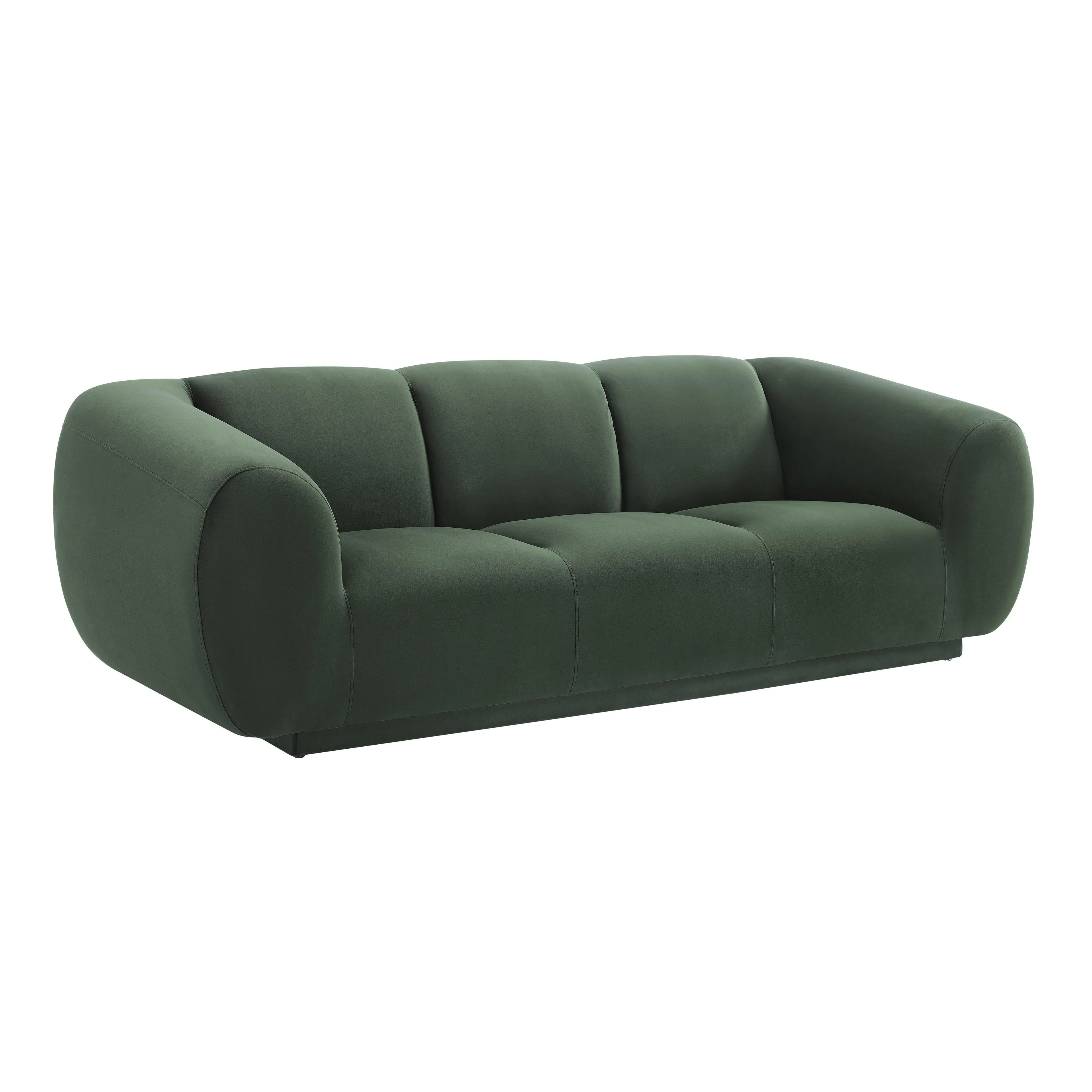 Emmet Forest Green Velvet Sofa - Frankwebs