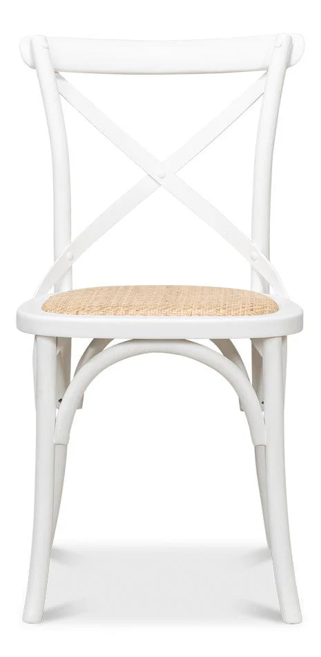 Tuileries Side Chair - White - Set of 2 - Frankwebs