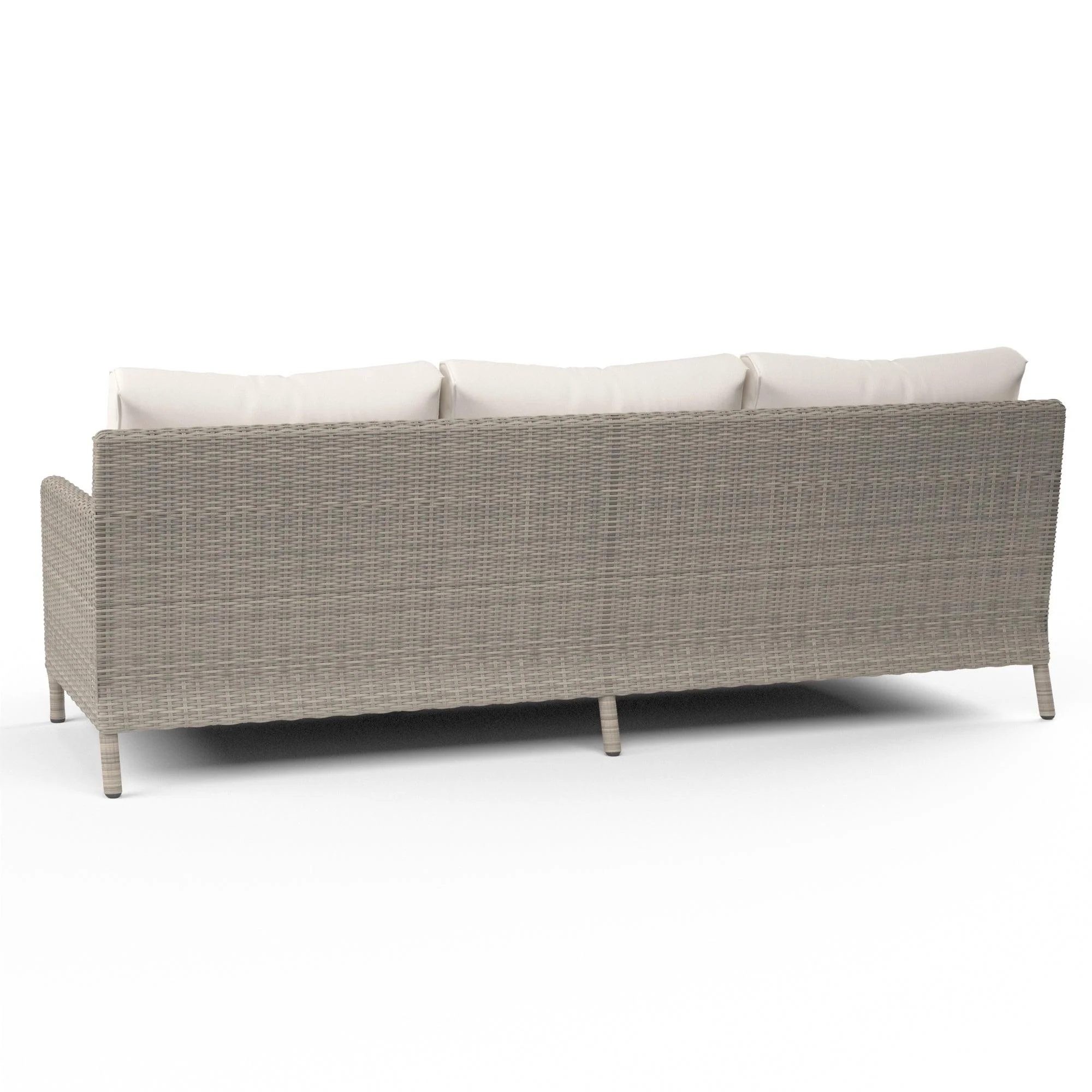 Manhattan Sofa in Linen Canvas w/ Self Welt - Frankwebs