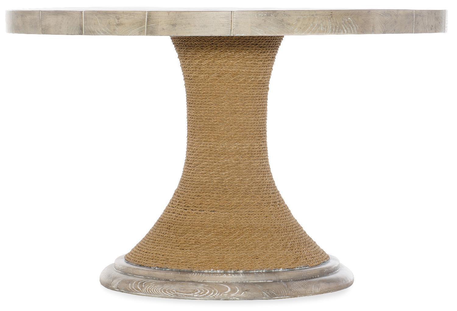 Amani 48in Round Pedestal Dining Table - Frankwebs