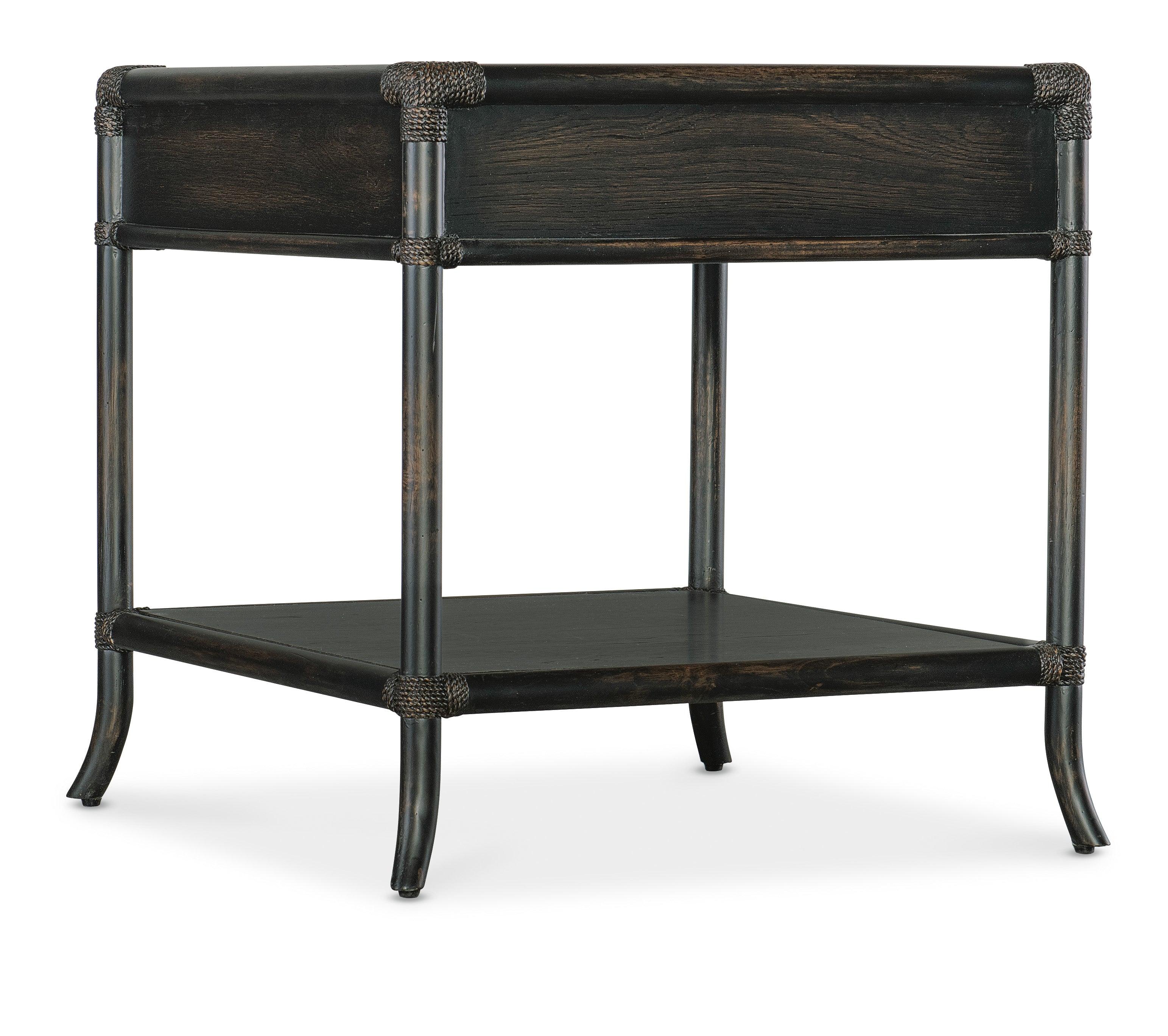 Retreat Pole Rattan End Table - Frankwebs