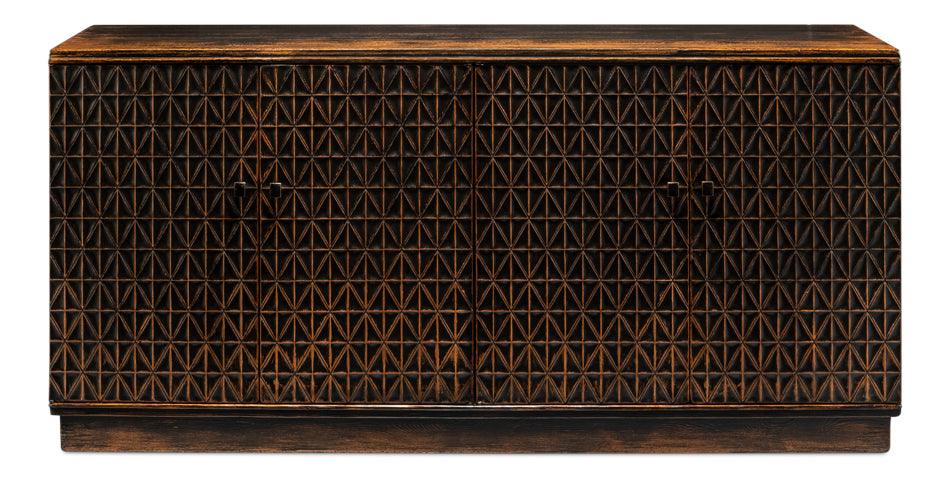 Scrubboard Front Sideboard - Ebony - Frankwebs