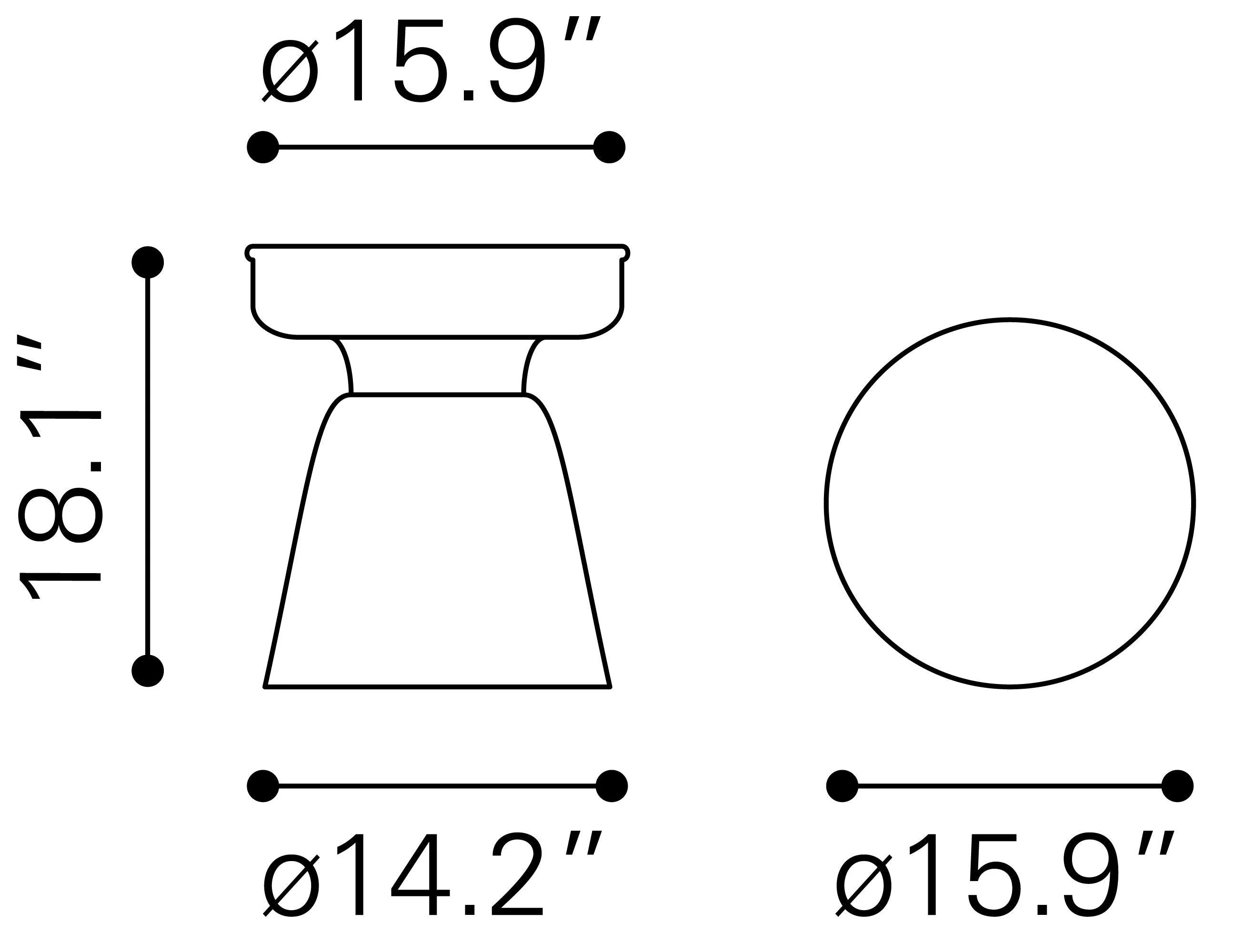 Sage Side Table - Frankwebs