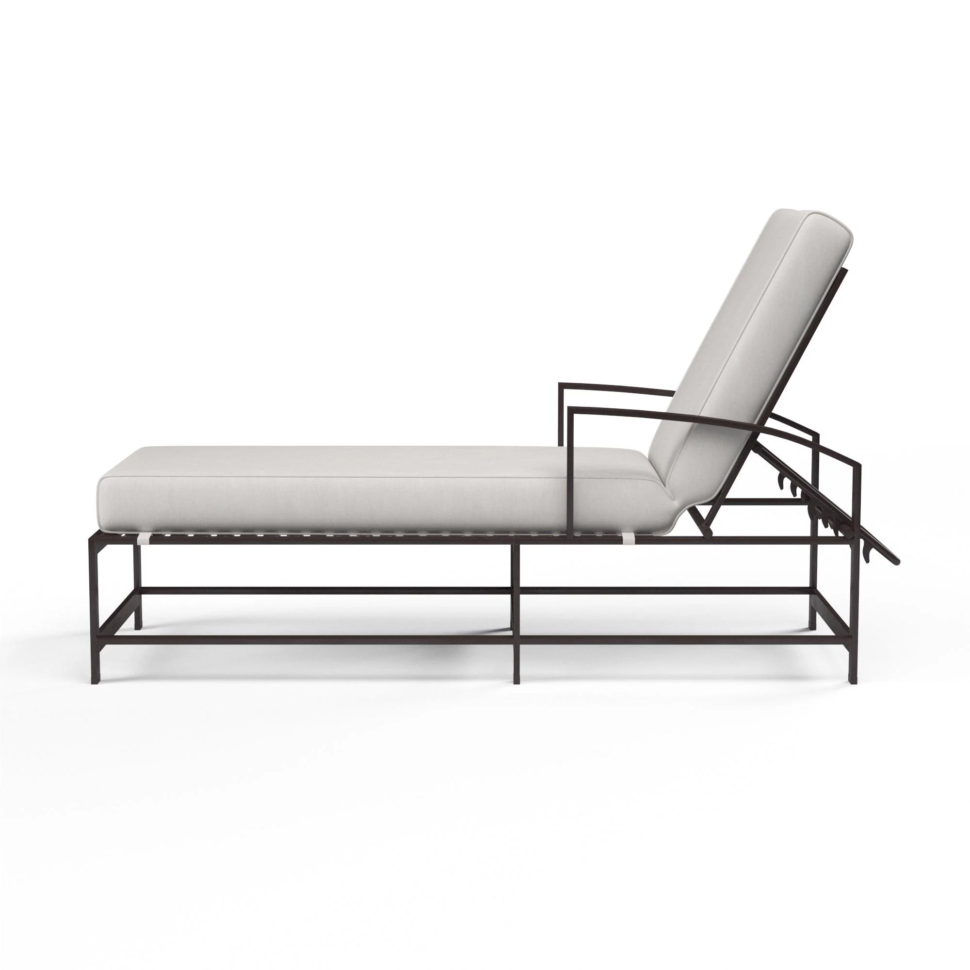 La Jolla Chaise in Canvas Flax w/ Self Welt - Frankwebs