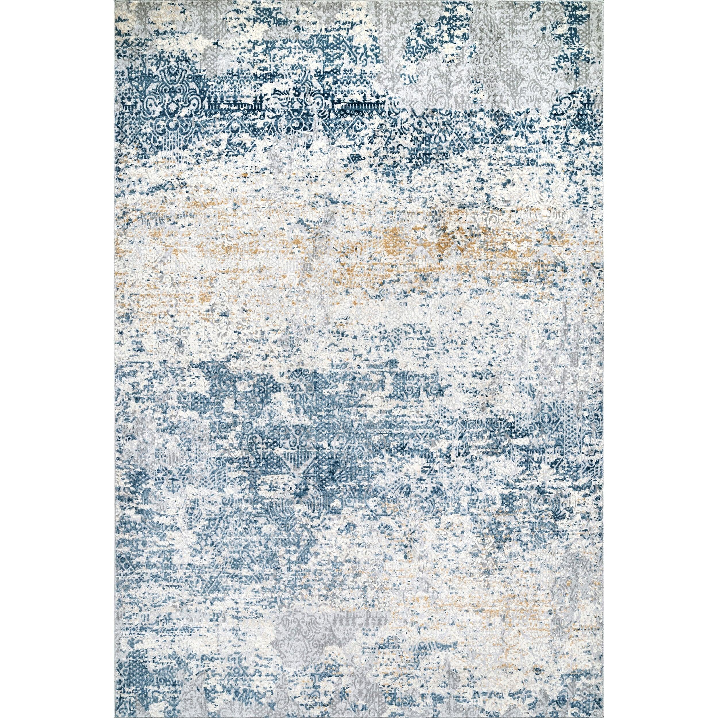 Wilde Abstract Distressed Area Rug - Frankwebs