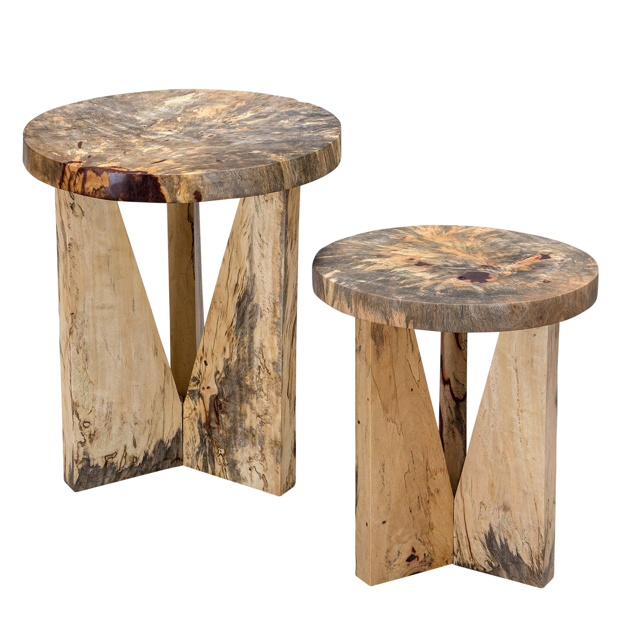 Nadette Natural Nesting Tables, S/2 - Frankwebs