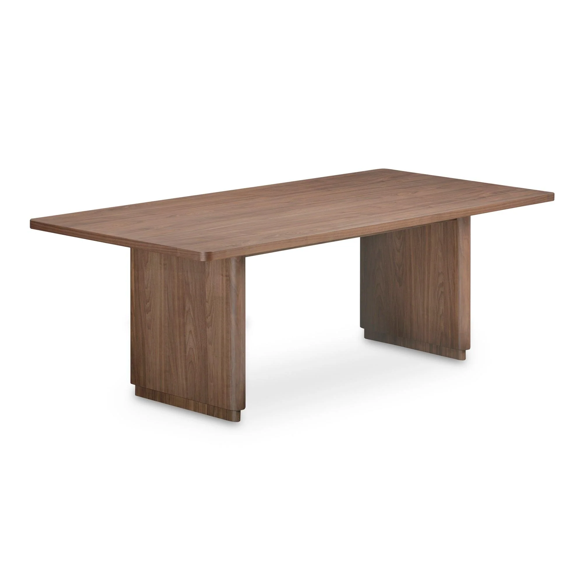 Round Off Dining Table Small Walnut - Frankwebs
