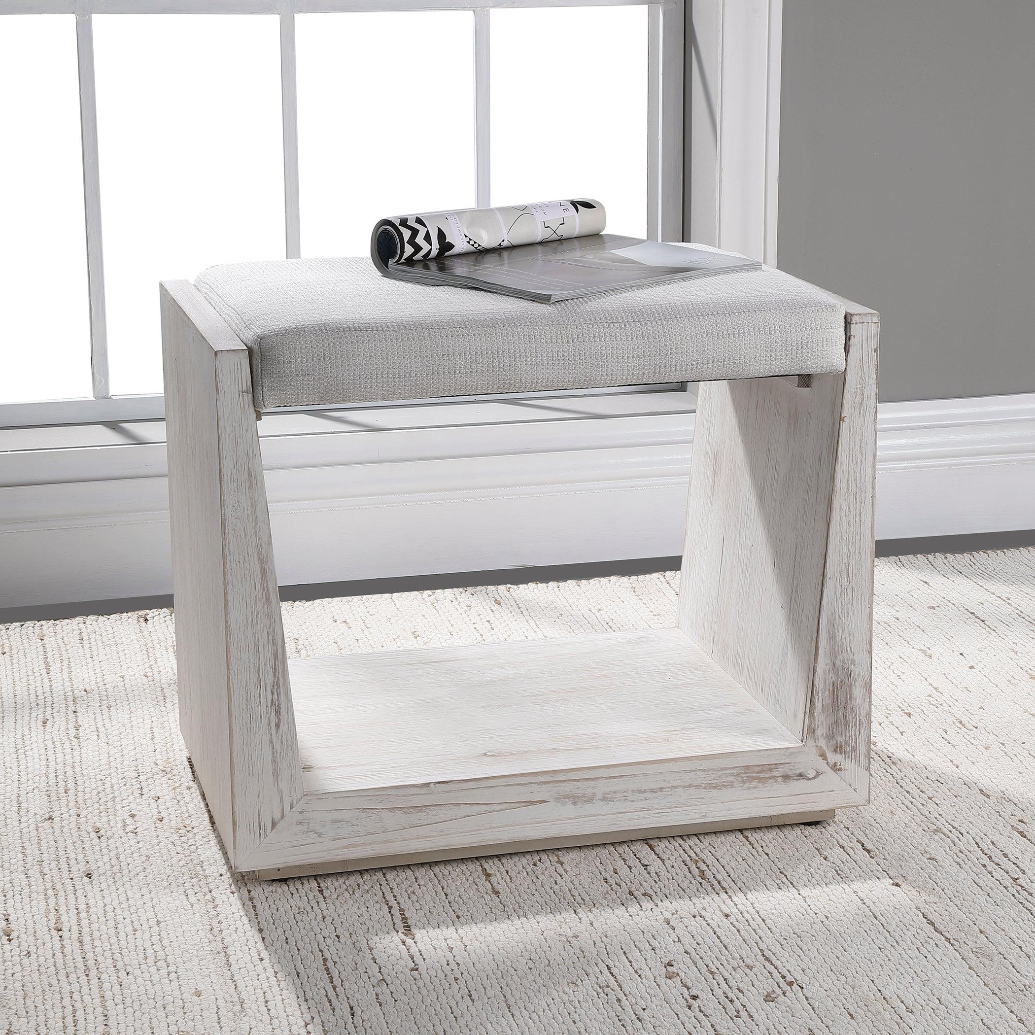 Cabana White Small Bench - Frankwebs