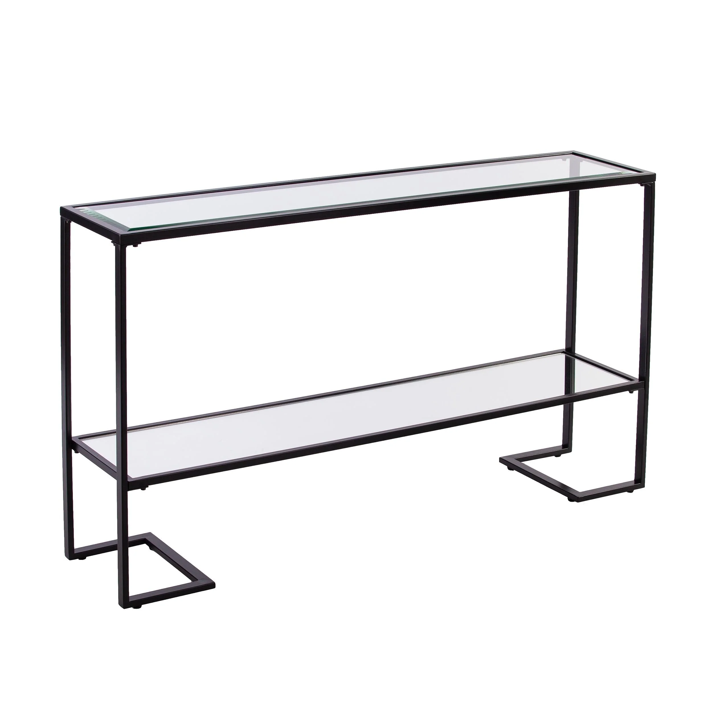 Horten Glam Narrow Console Table - Black - Frankwebs