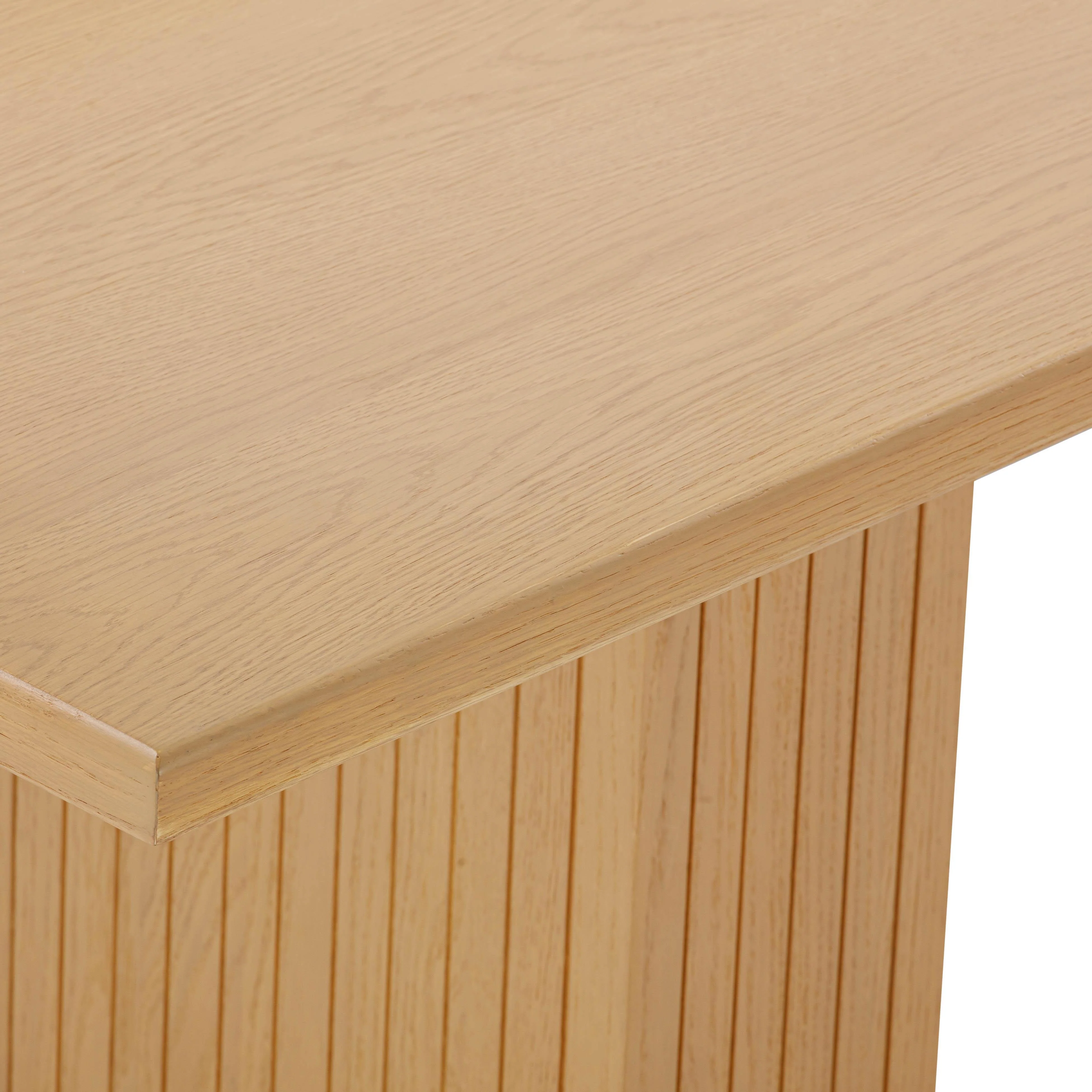 Chelsea Natural Oak Wood Rectangular Dining Table - Frankwebs