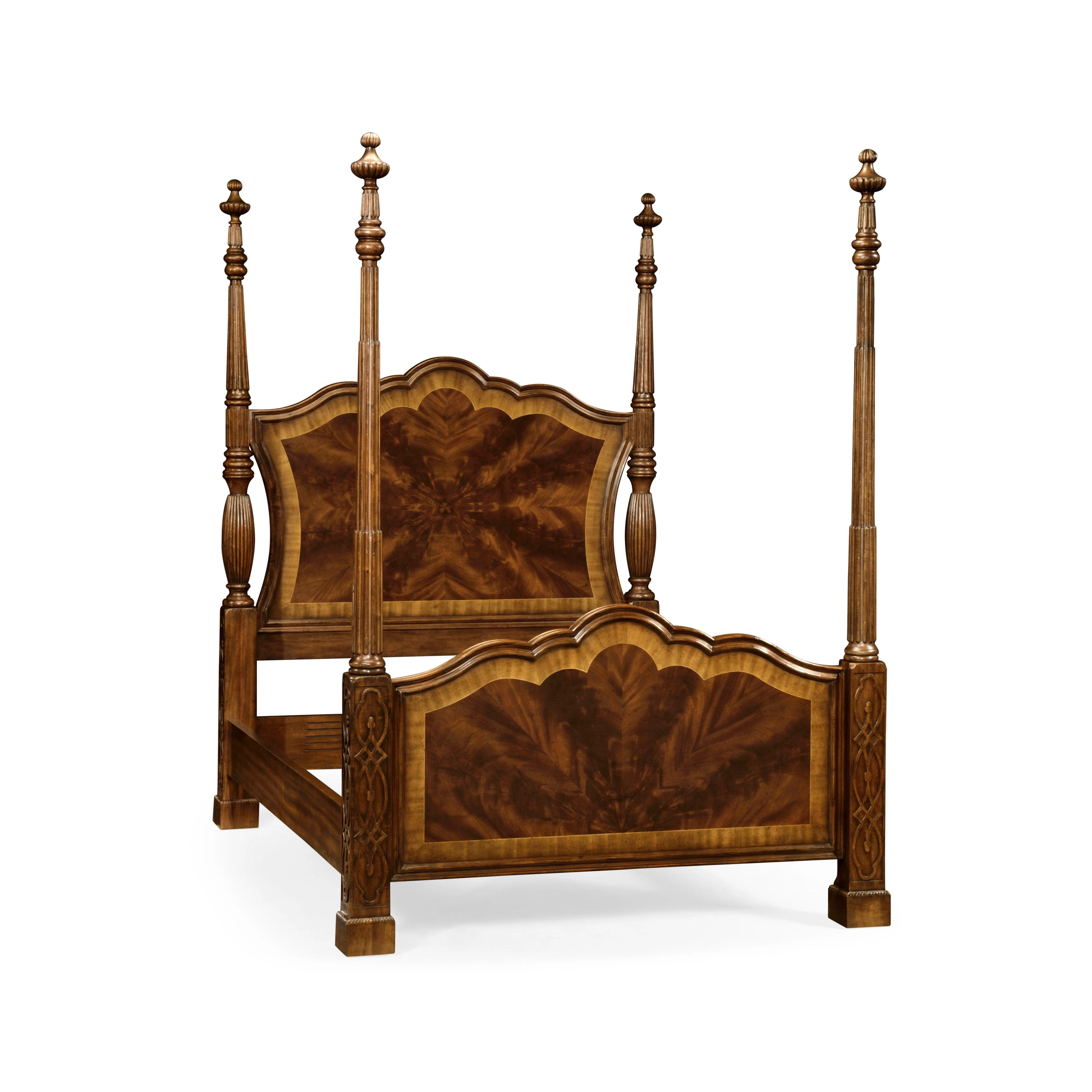 Versailles Mahogany King Poster Bed - Frankwebs