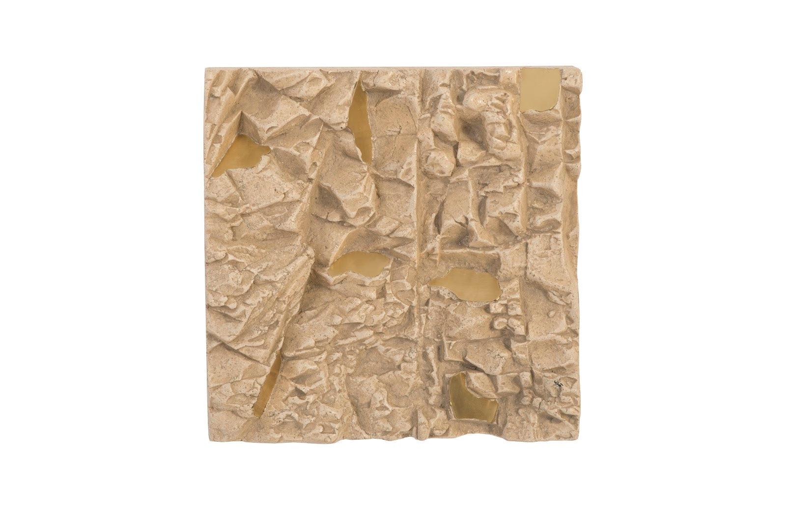 Rubble Wall Tile, Brass Accents - Frankwebs