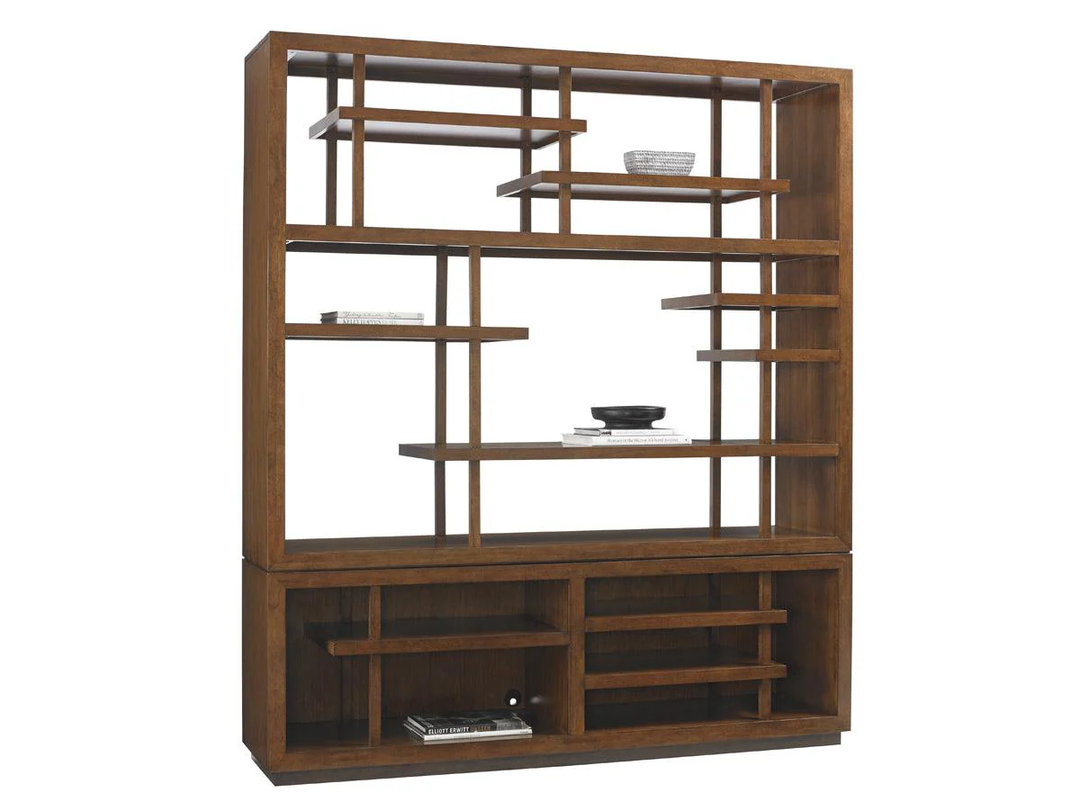 Island Fusion Taipei Media Bookcase - Frankwebs