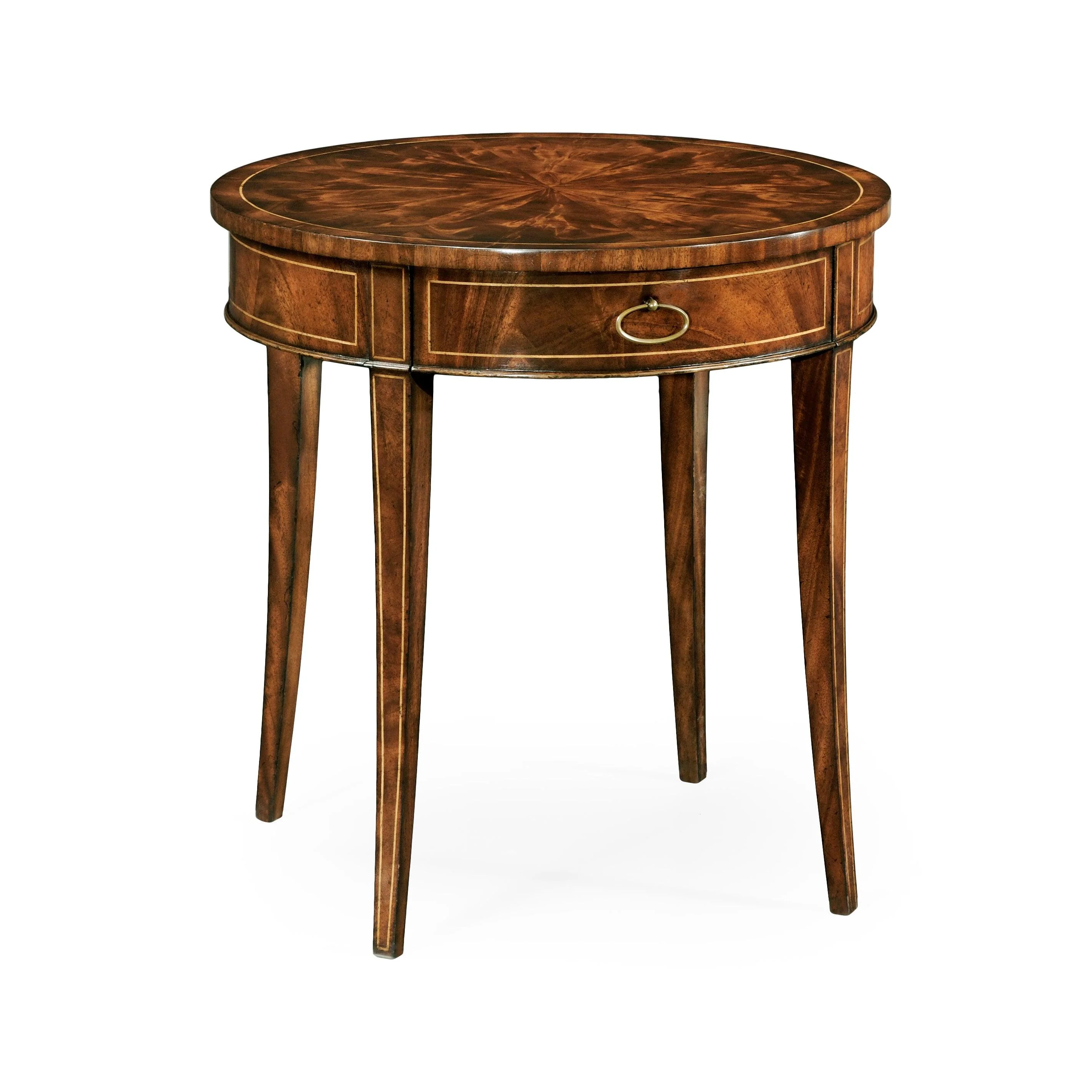 Buckingham Round Mahogany Side Table - Frankwebs