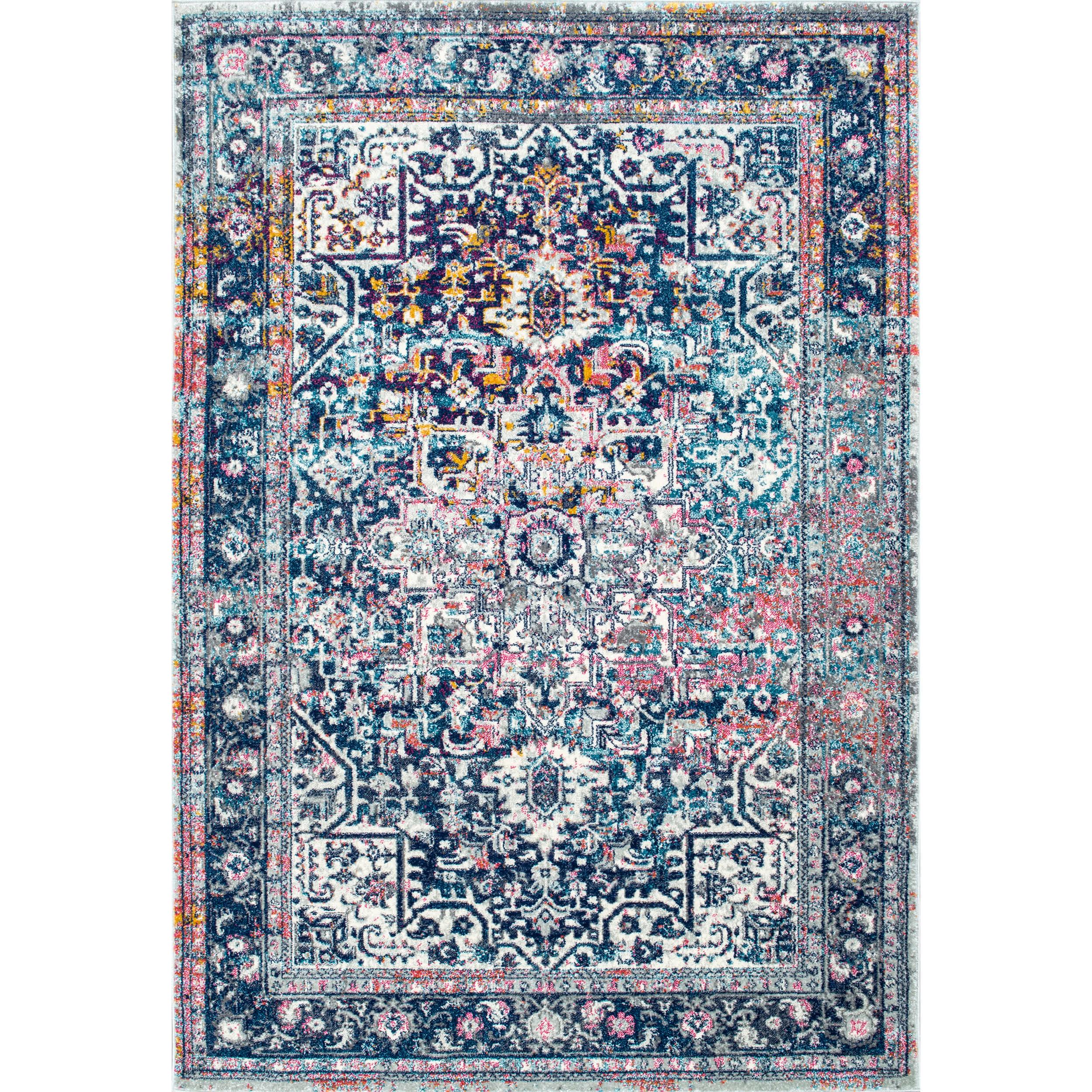 Vintage Lilah Medallion Area Rug - Frankwebs