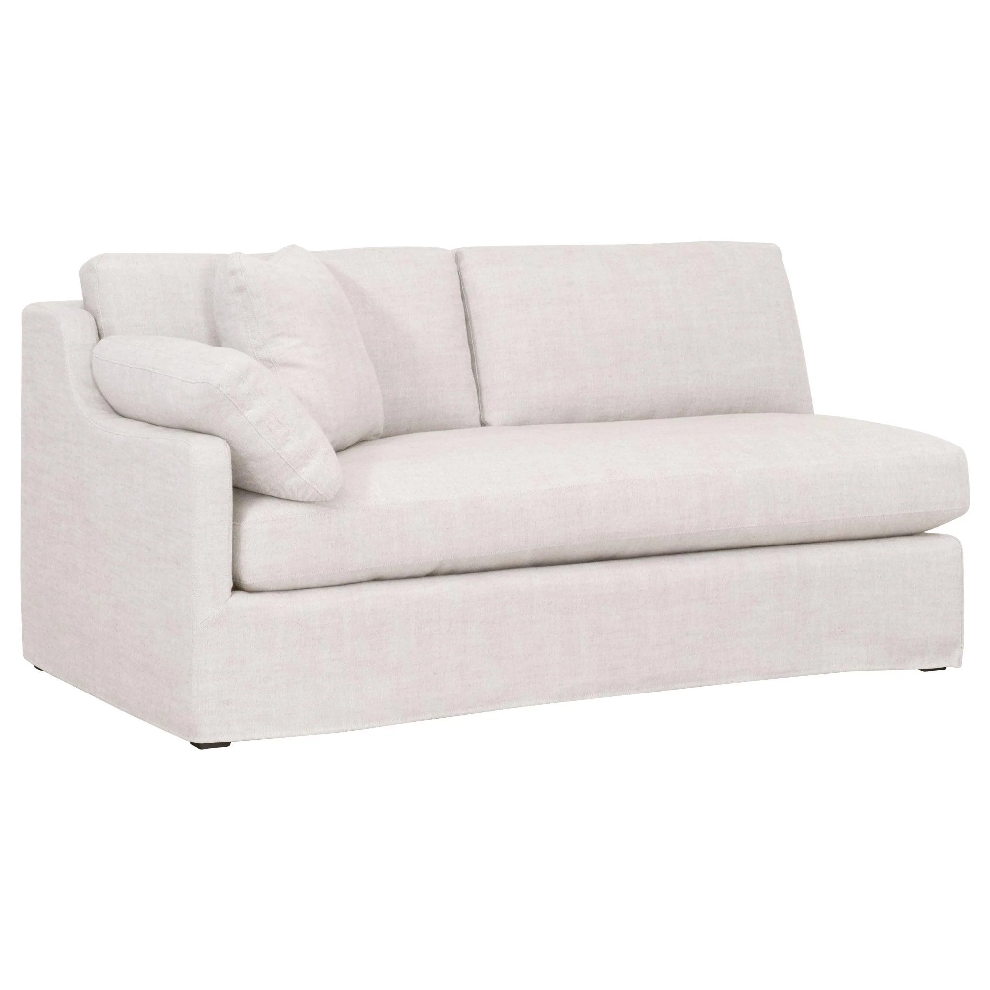 Lena Modular Slipcover 2-Seat Left Slope Arm Sofa - Frankwebs