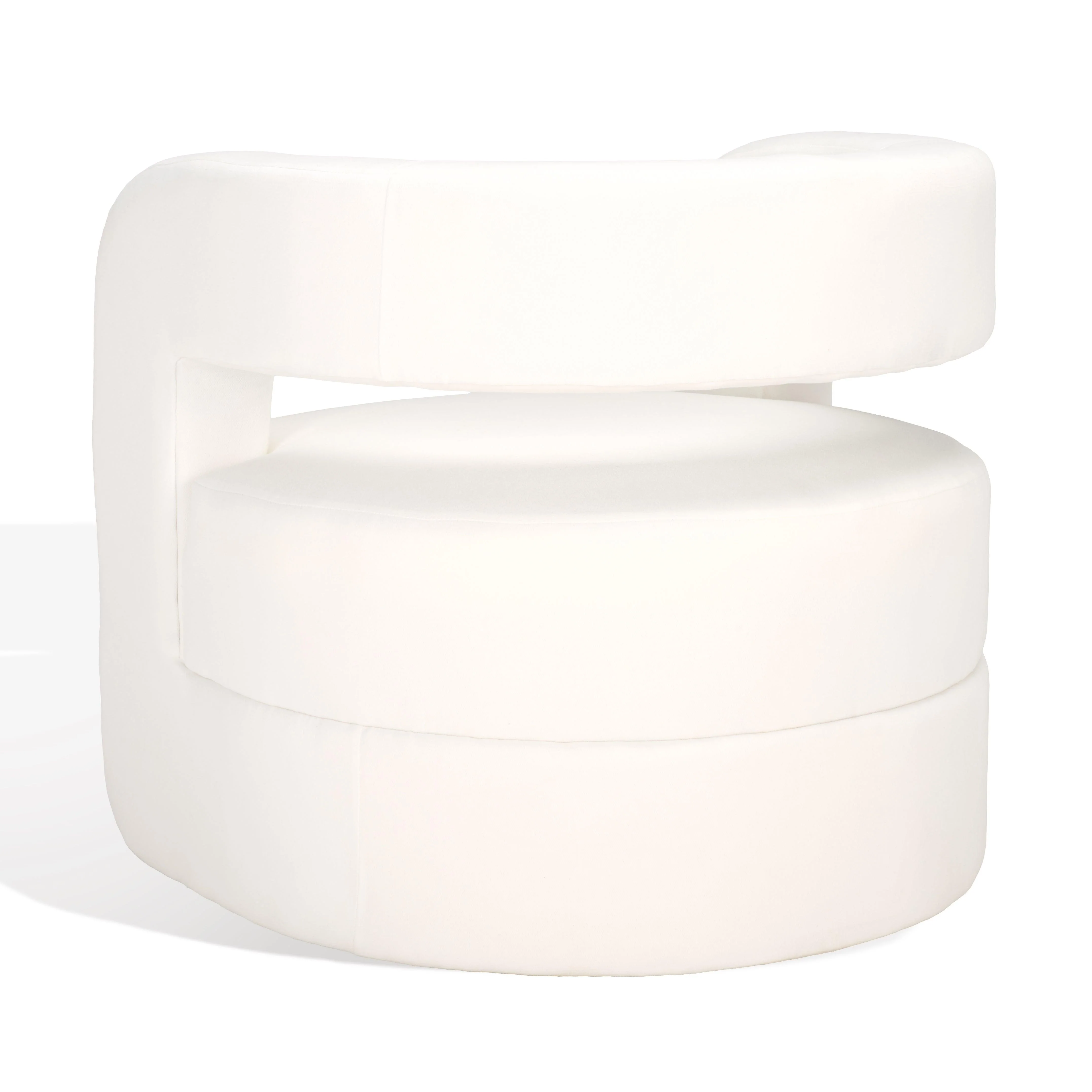 ANISSA BARREL BACK ACCENT CHAIR - Frankwebs