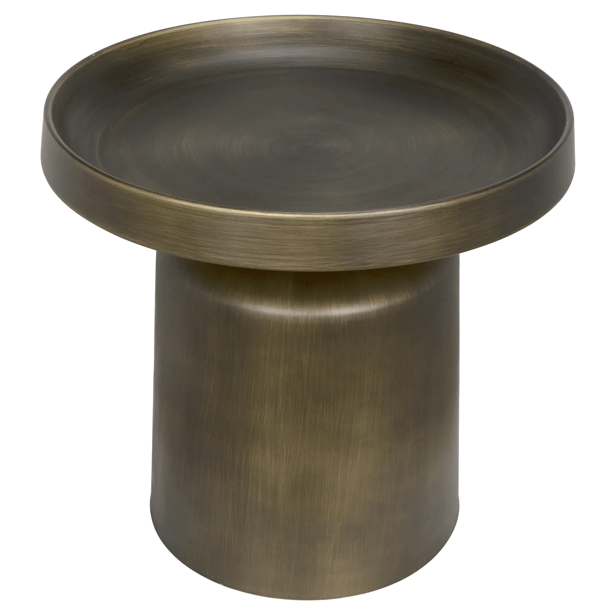 Lee Side Table, Aged Brass - Frankwebs