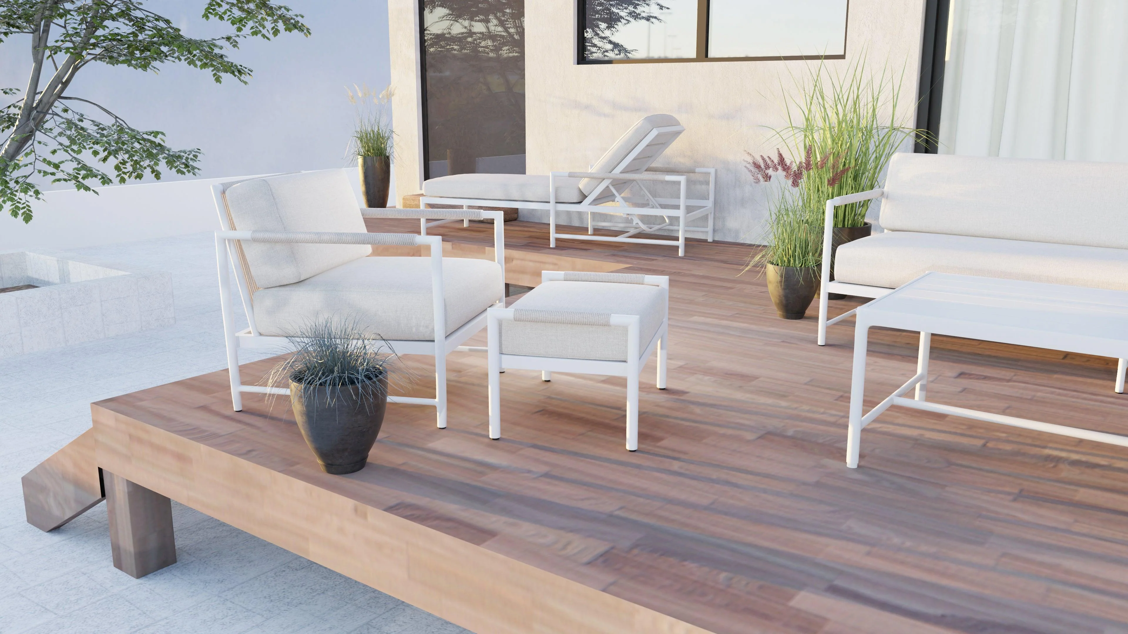 Sabbia Ottoman in Echo Ash, No Welt - Frankwebs