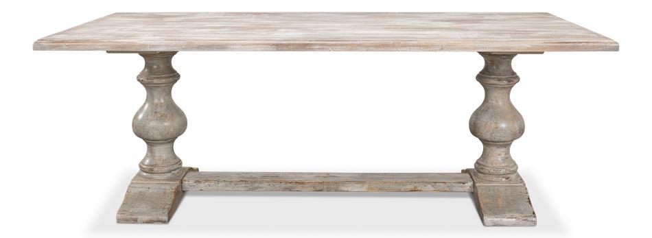 Lionisio Trestle Table - Grey Oak - Frankwebs