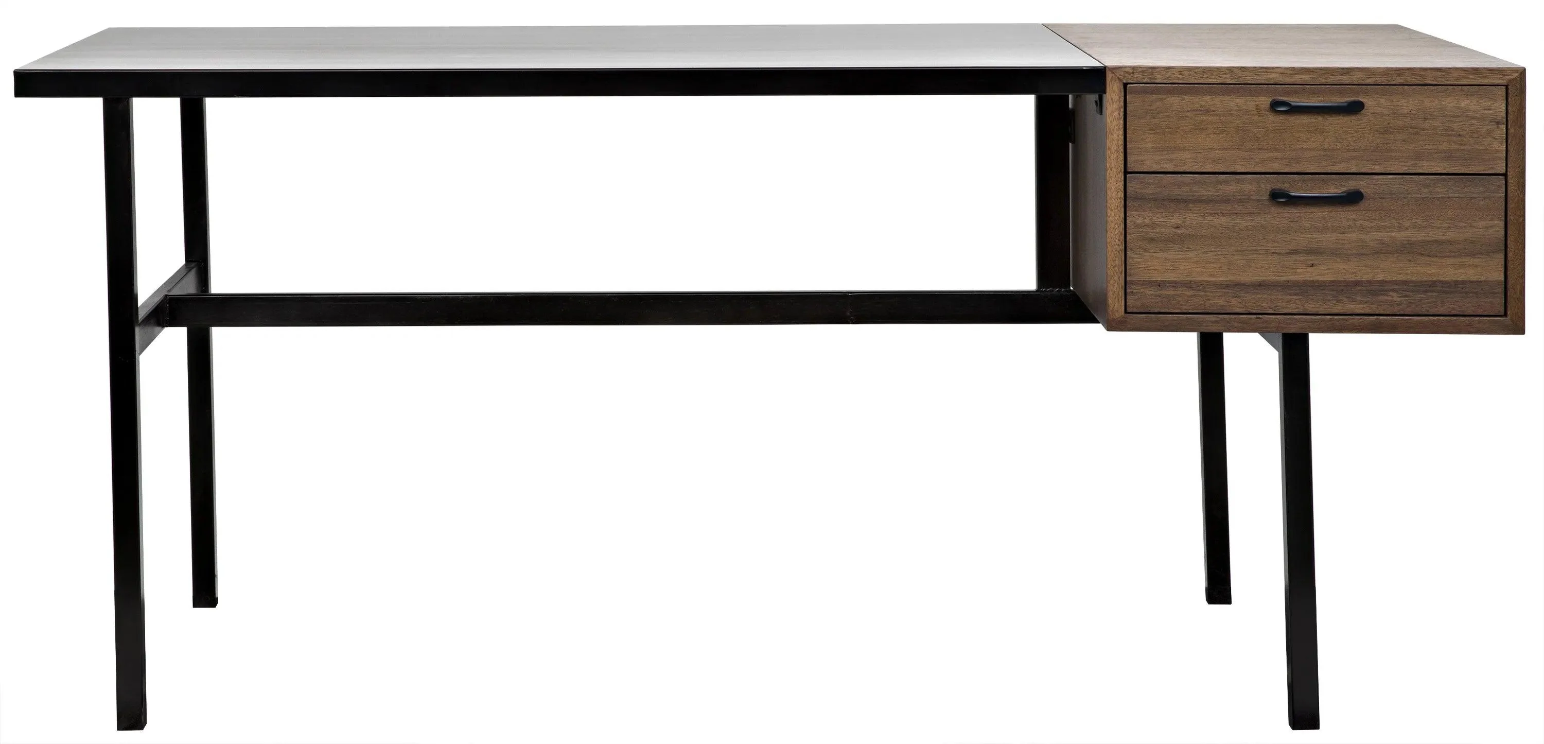 Algeron Desk with Black Steel - Frankwebs