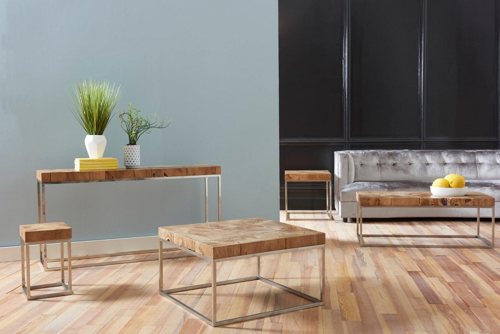 Teak Puzzle Side Table - Frankwebs