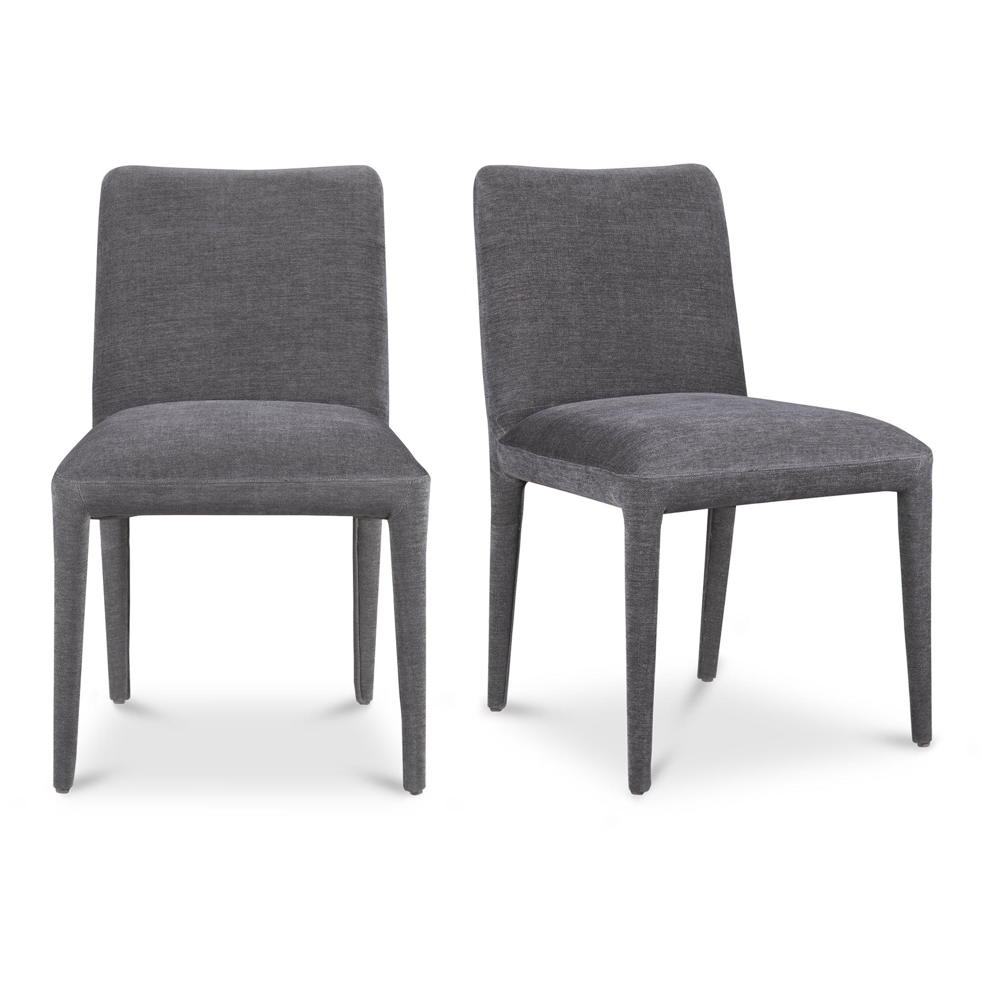 Calla Dining Chair Dark Grey - Set Of Two - Frankwebs