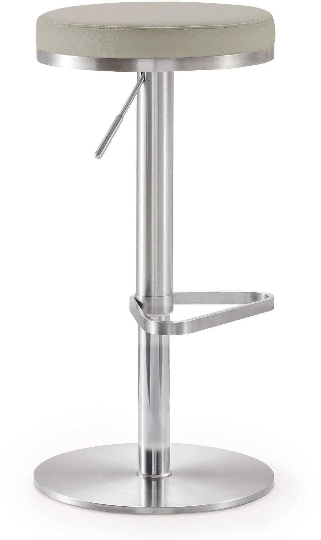 Fano Light Grey Stainless Steel Barstool - Frankwebs