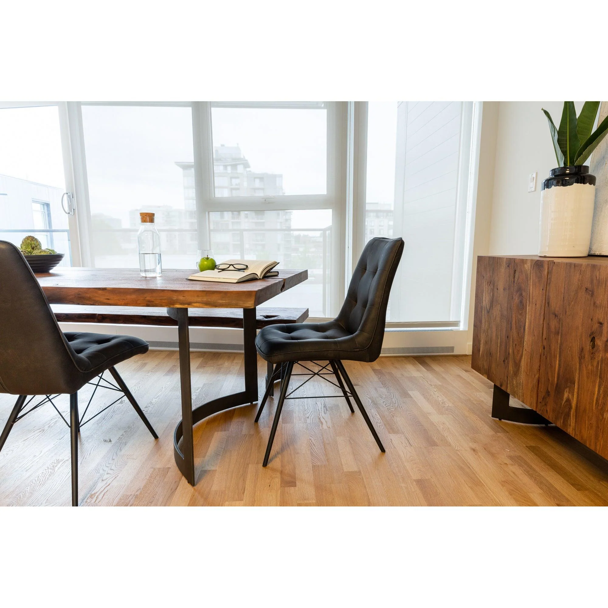 Bent Dining Table Small Smoked - Frankwebs