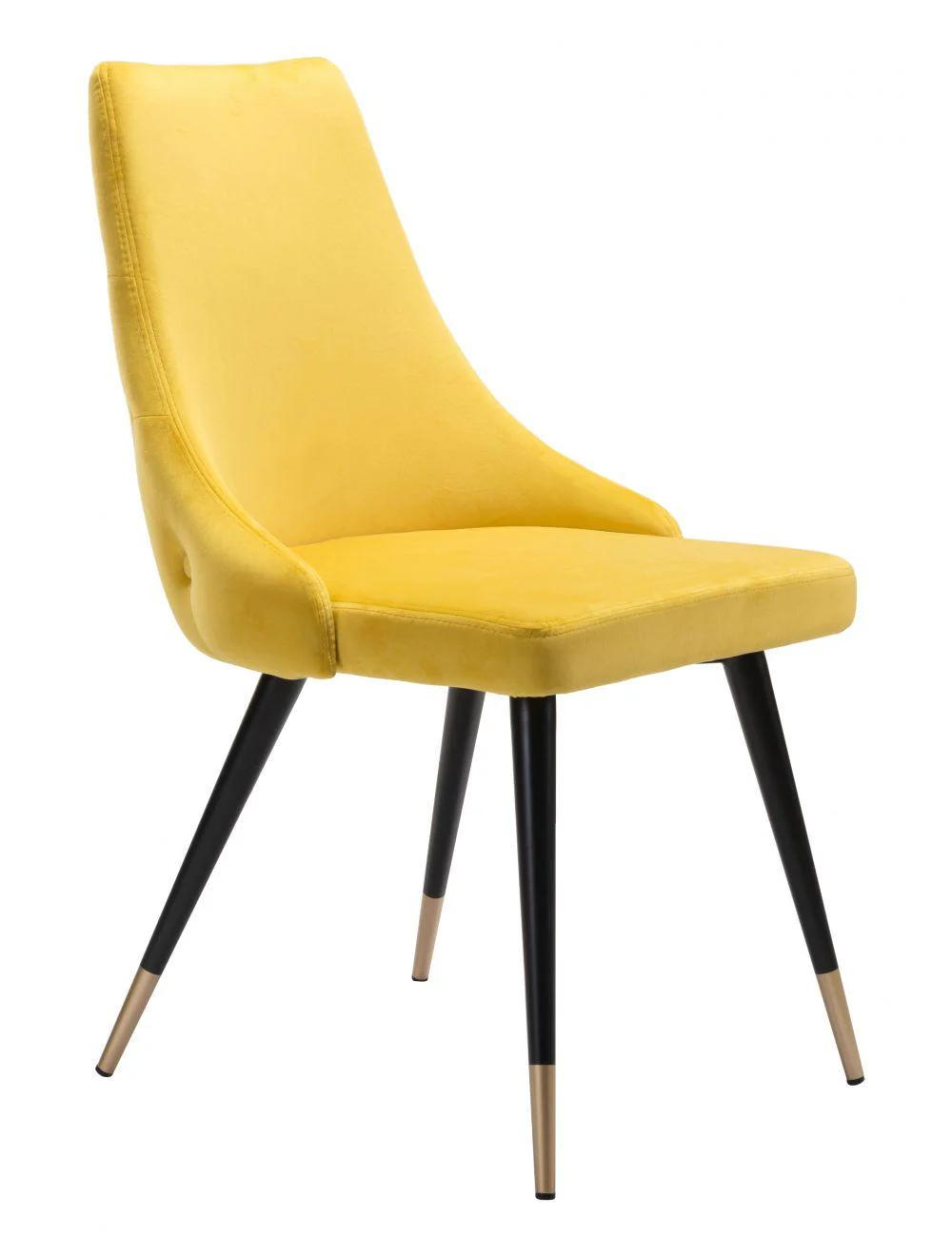 Piccolo Dining Chair (Set of 2) Yellow - Frankwebs