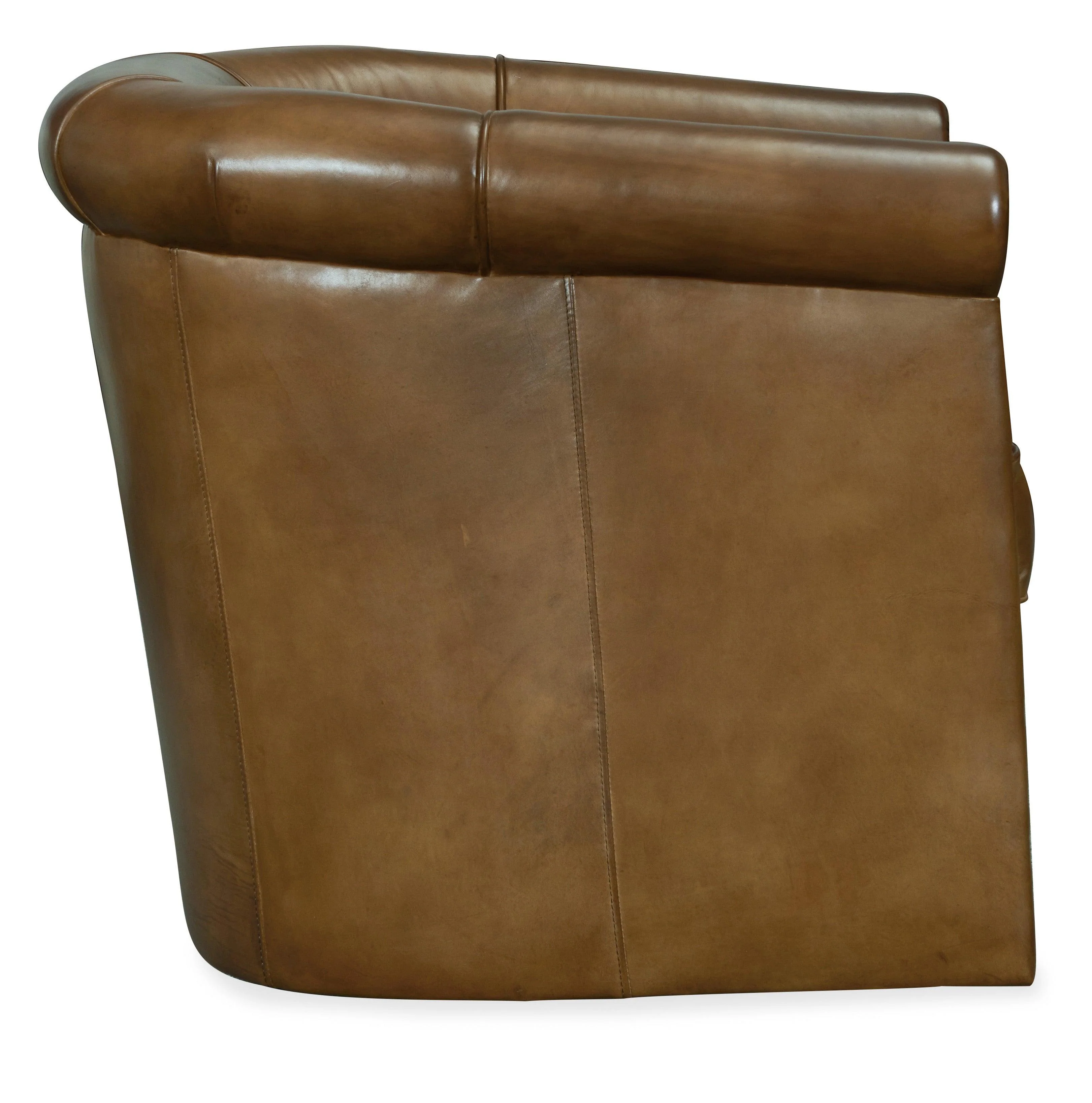 Axton Swivel Leather Club Chair - Frankwebs