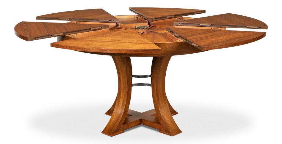 Oxford Jupe Dining Tbl Md Aged Tobacco - Frankwebs